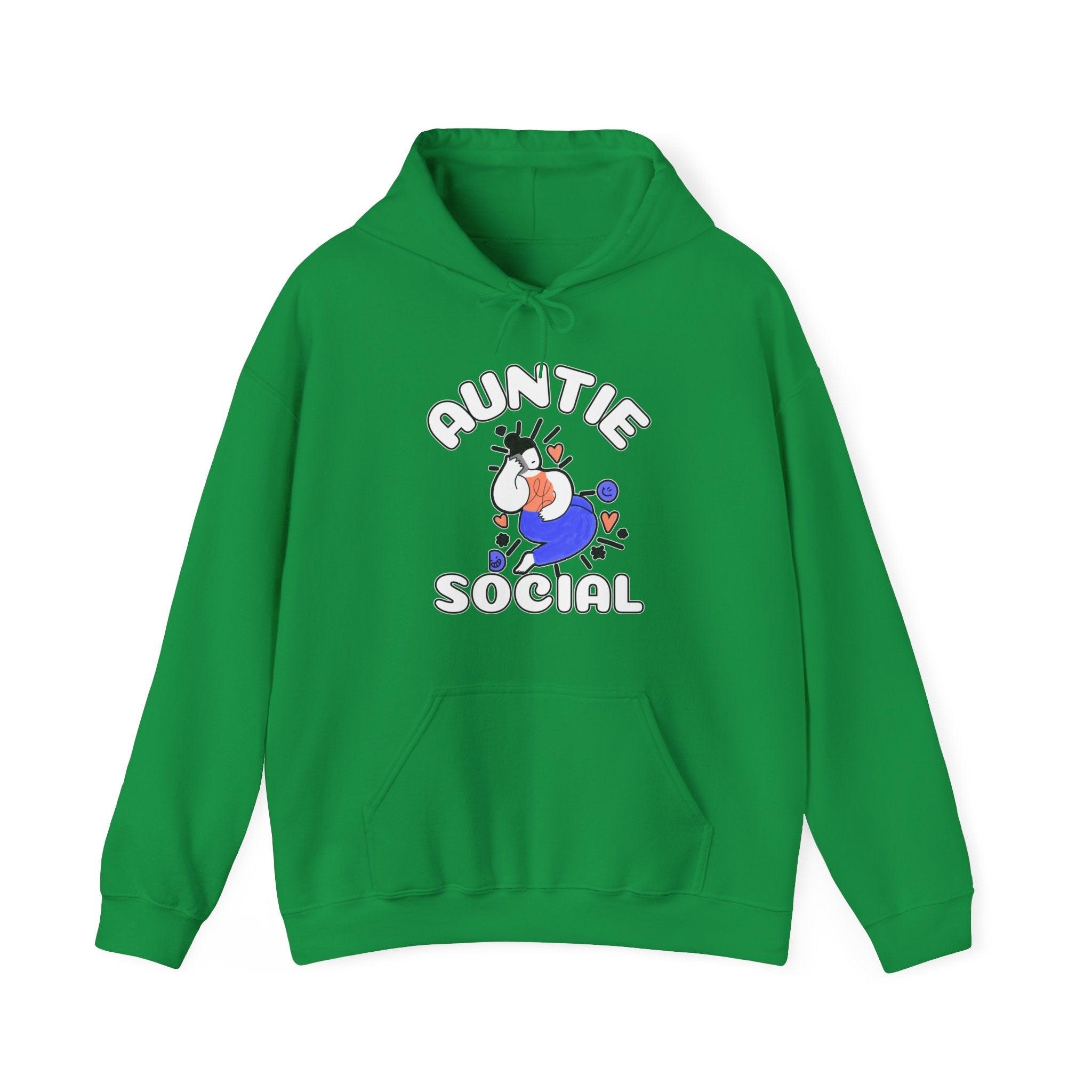 Auntie Social - Hoodie - Witty Twisters Fashions