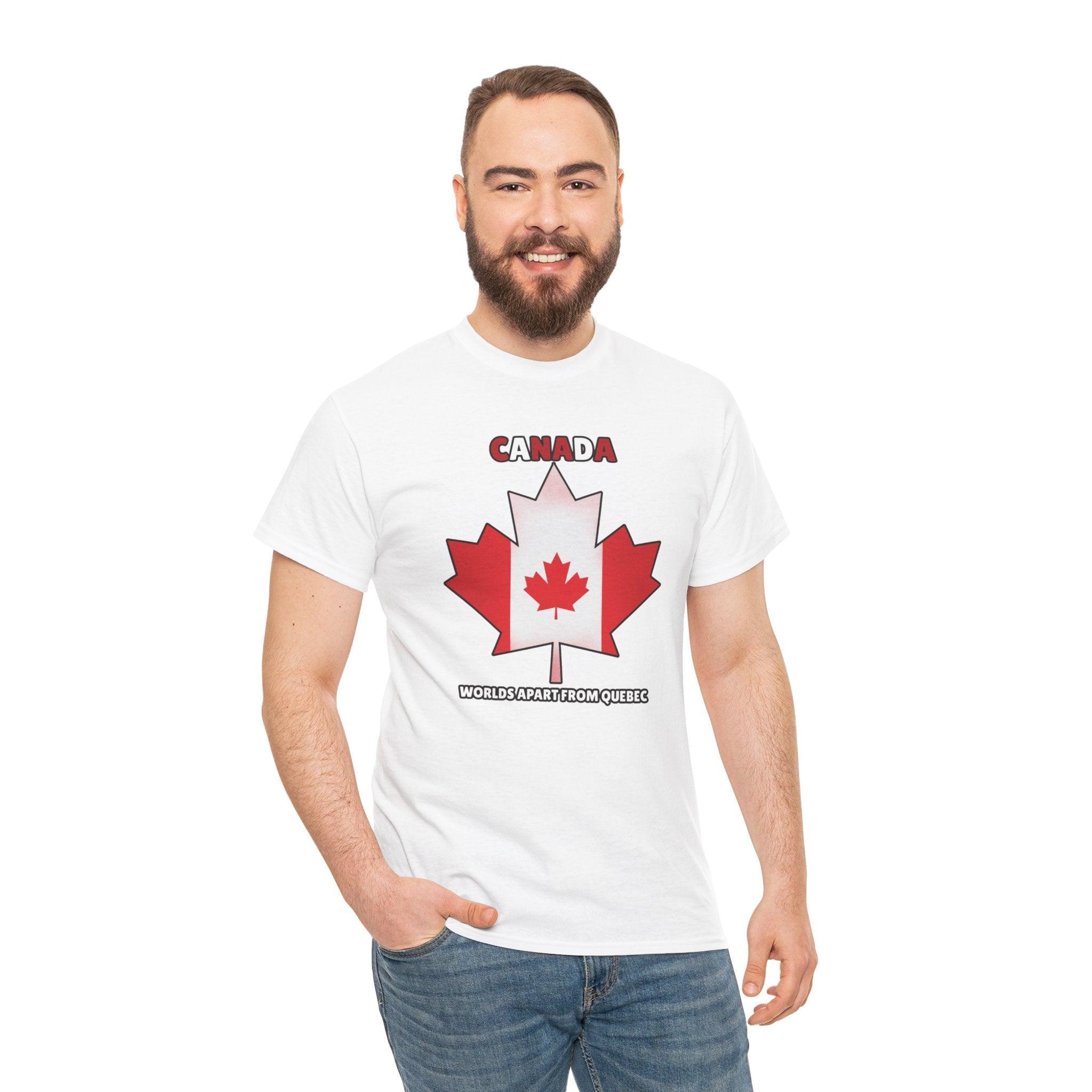 Canada Worlds apart from Quebec - T-shirt - Witty Twisters Fashions