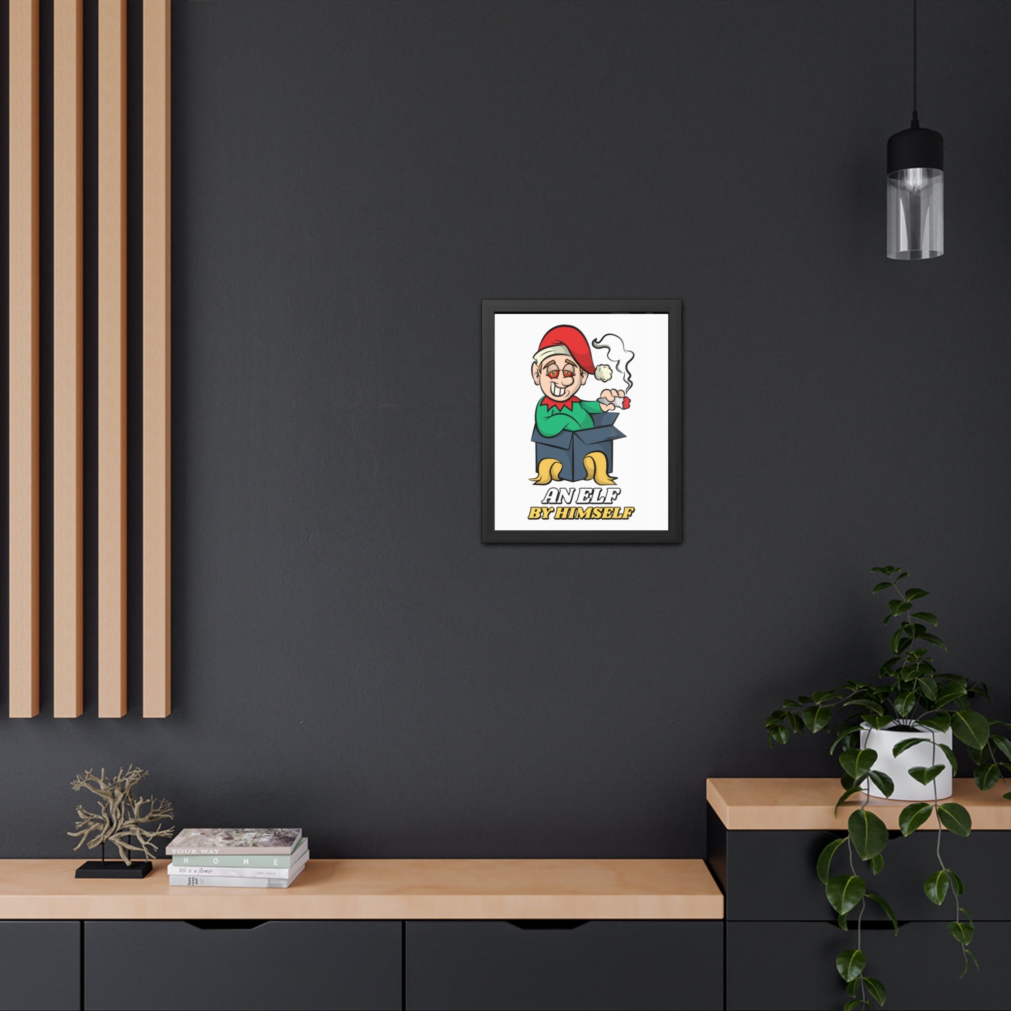 An elf by himself - Framed Poster