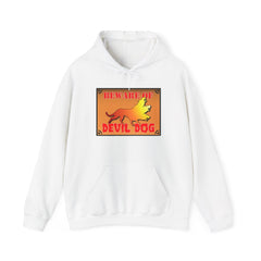 Beware Of Devil Dog Sign - Hoodie - Witty Twisters Fashions