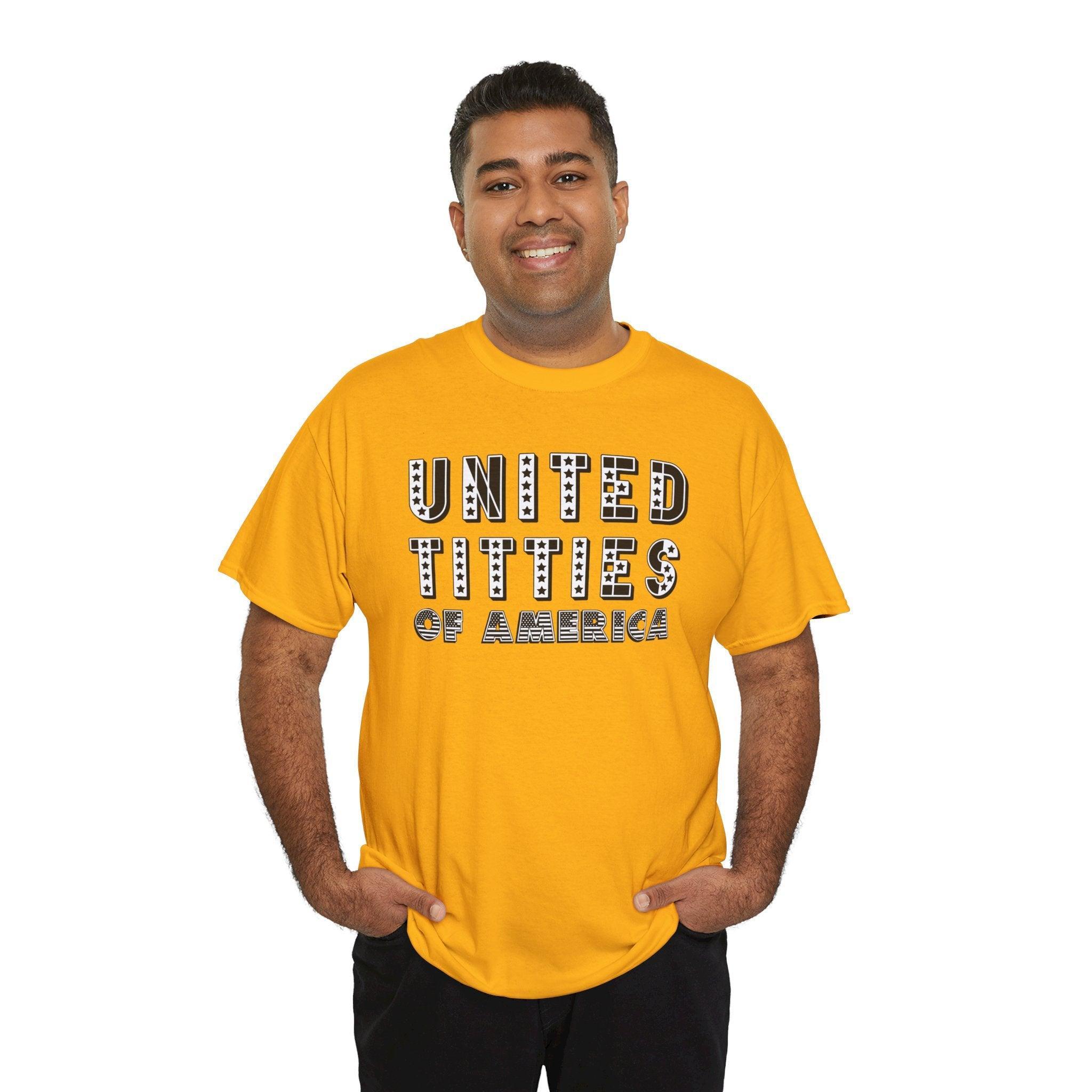 United Titties Of America - T-Shirt - Witty Twisters Fashions