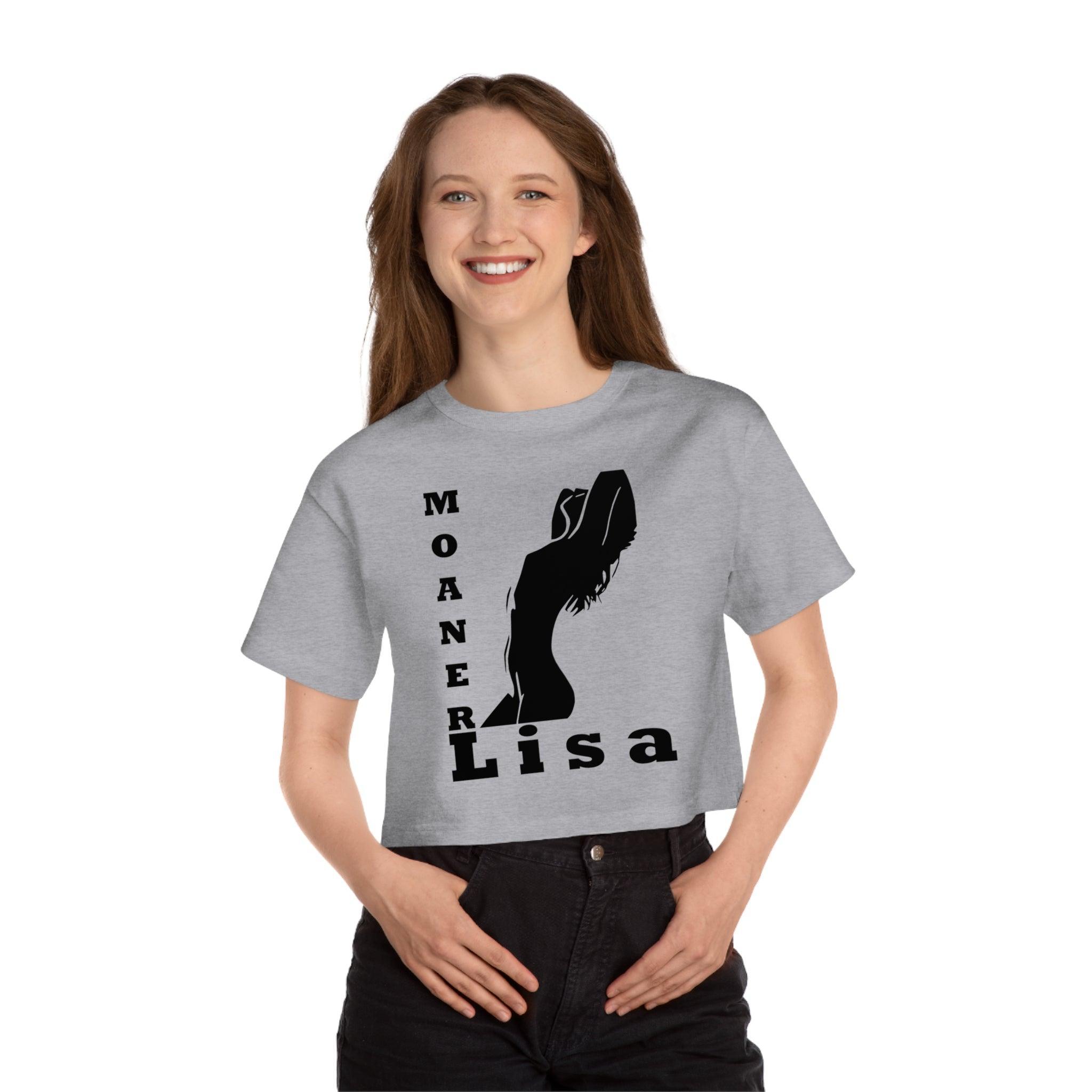 Moaner Lisa - Women's Crop Top - Witty Twisters Fashions