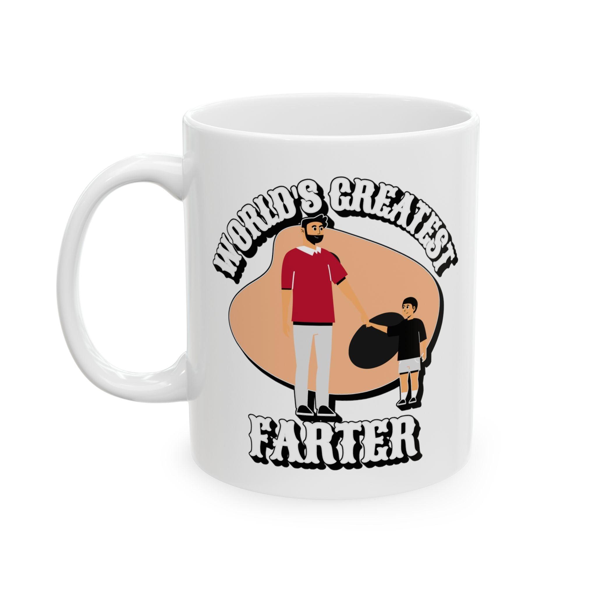 World's Greatest Farter - Ceramic Coffee Mug 11oz, 15oz - Witty Twisters Fashions