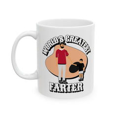 World's Greatest Farter - Ceramic Coffee Mug 11oz, 15oz - Witty Twisters Fashions