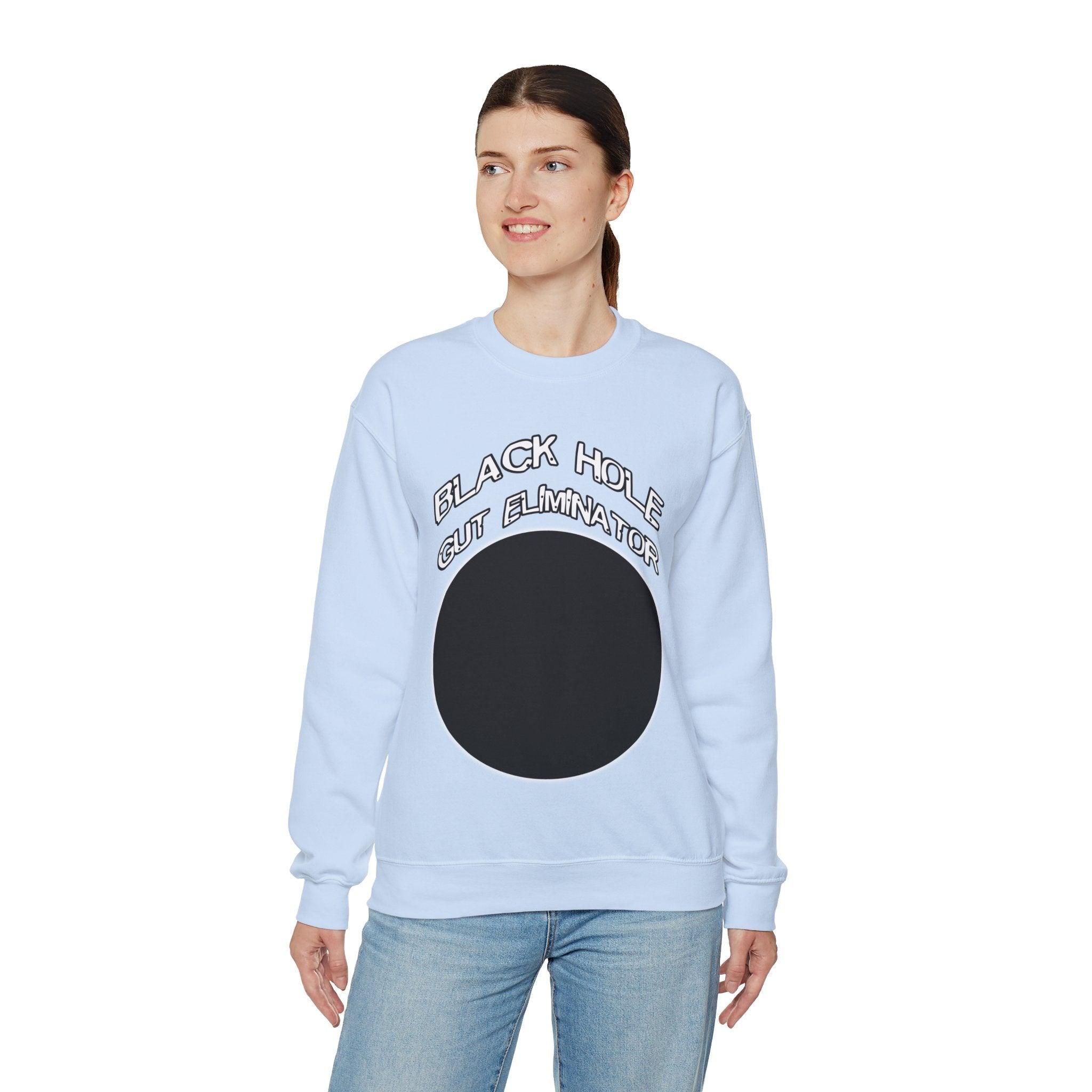 Black Hole Gut Eliminator - Sweatshirt - Witty Twisters Fashions