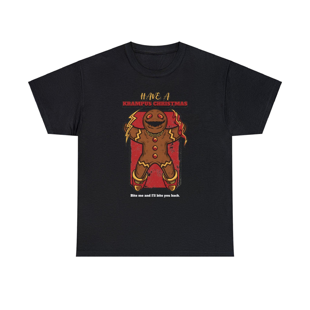 Have a Krampus Christmas - Bite me and I'll bite you back. - Witty Twisters T-Shirts