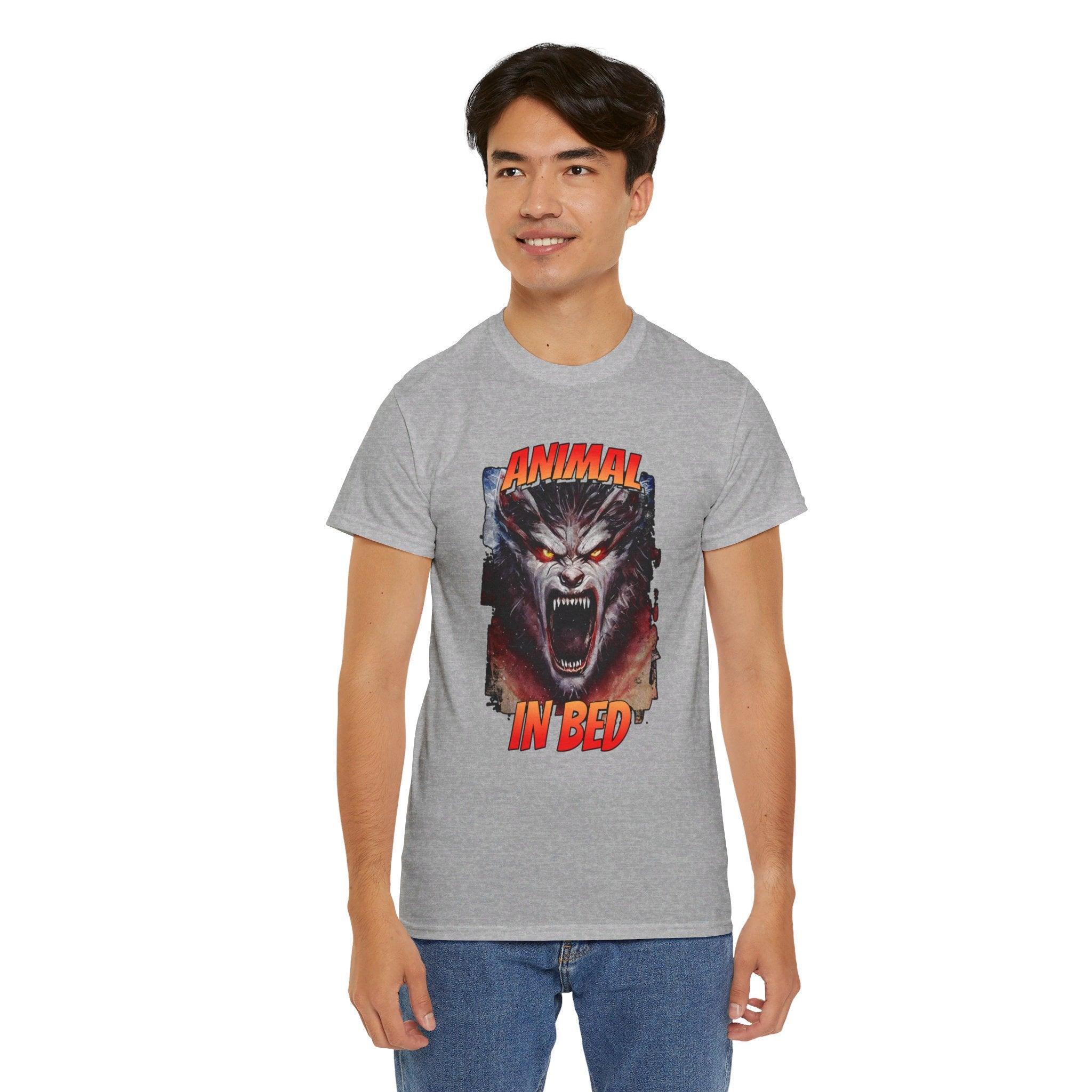 Animal In Bed - T-Shirt - Witty Twisters Fashions