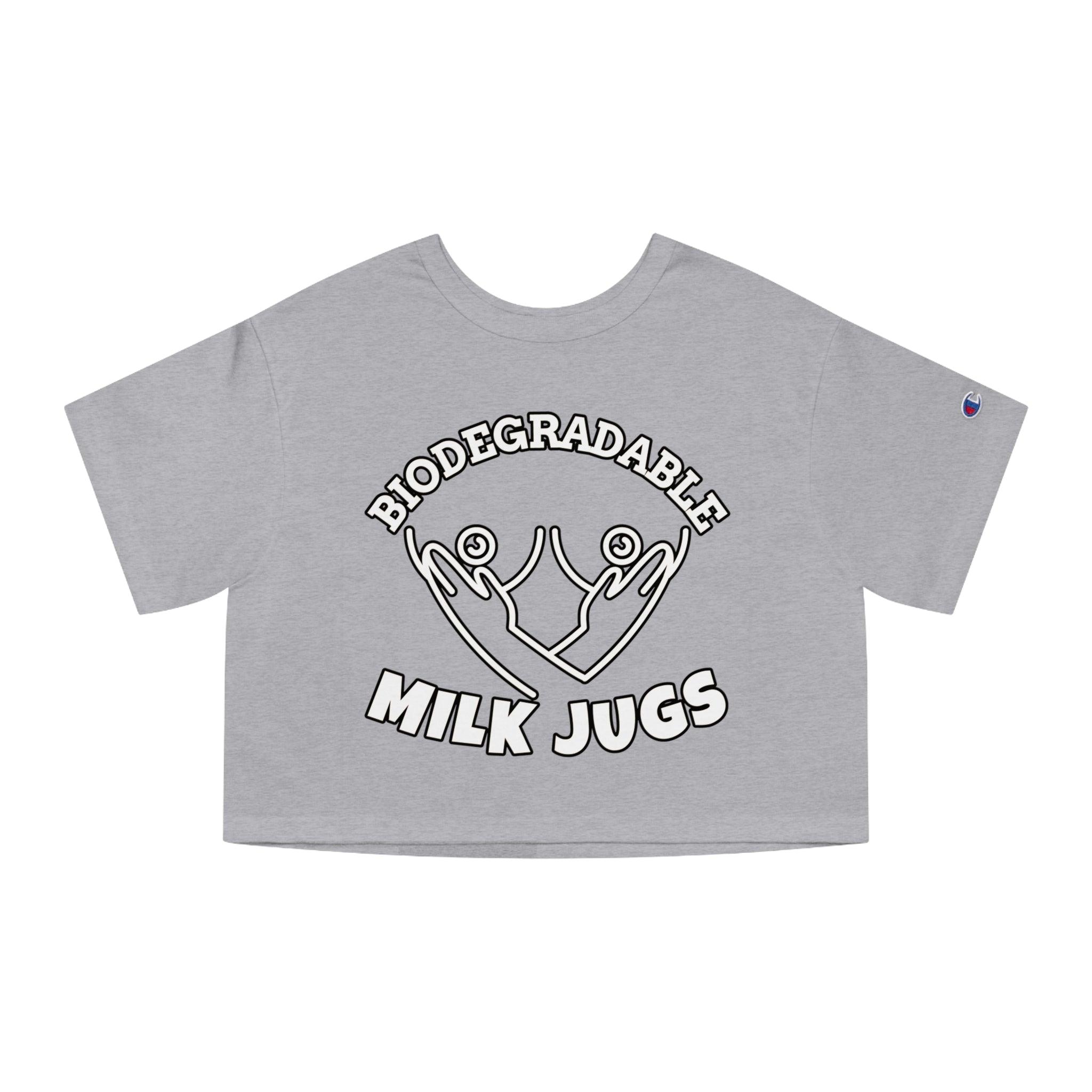 Biodegradable Milk Jugs - Women's Crop Top