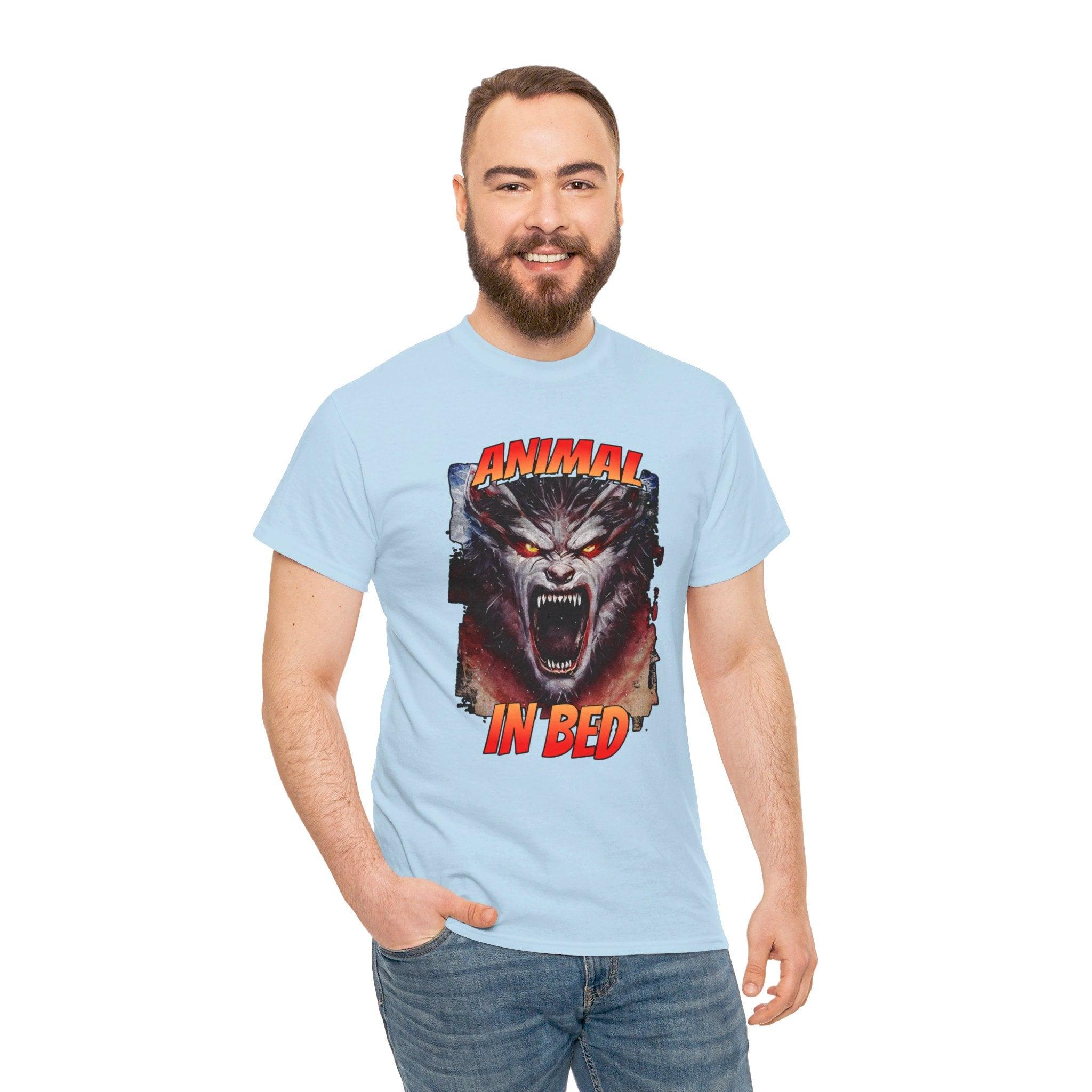 Animal In Bed - T-Shirt - Witty Twisters Fashions