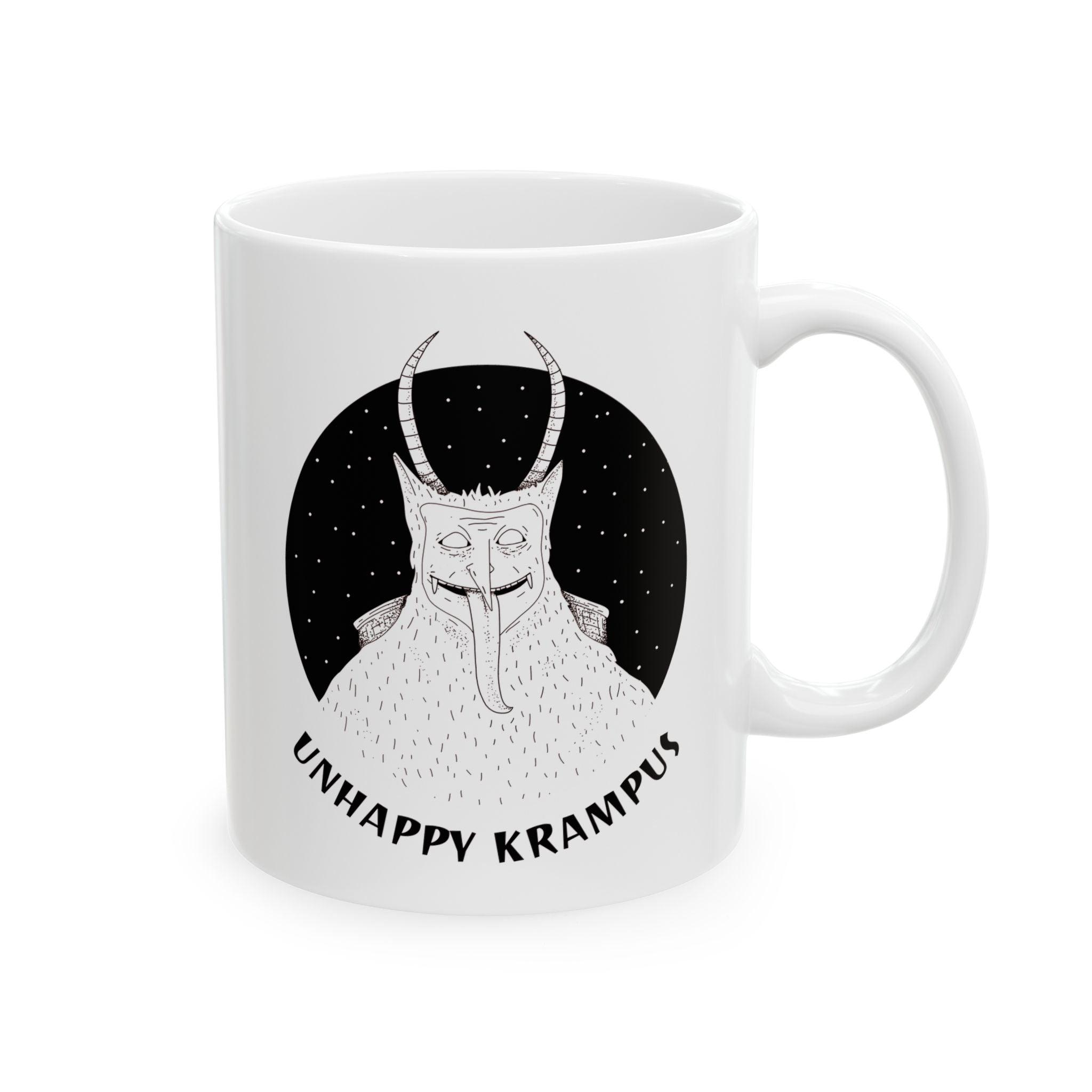 Unhappy Krampus - Ceramic Coffee Mug