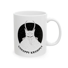 Unhappy Krampus - Ceramic Coffee Mug 11oz, 15oz - Witty Twisters Fashions