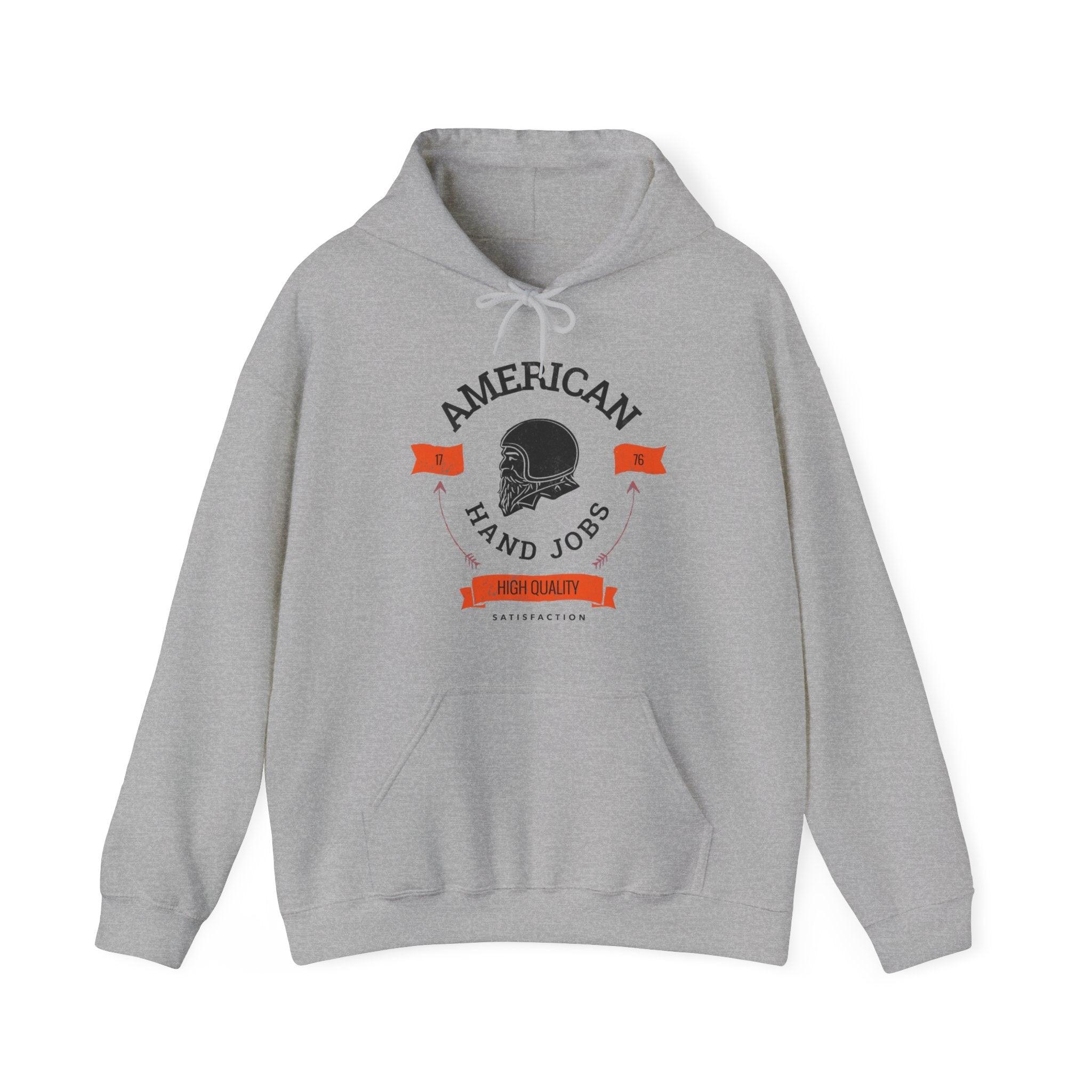 American Hand Jobs High Quality Satisfaction - Hoodie - Witty Twisters Fashions