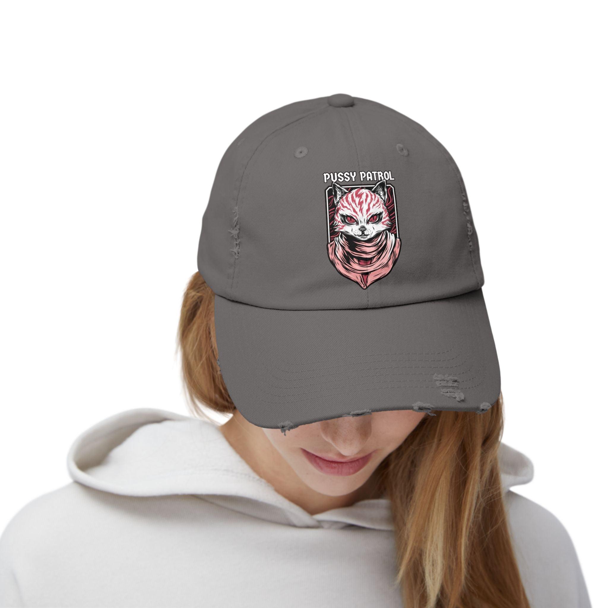 Pussy Patrol - Cotton Twill Distressed Baseball Cap