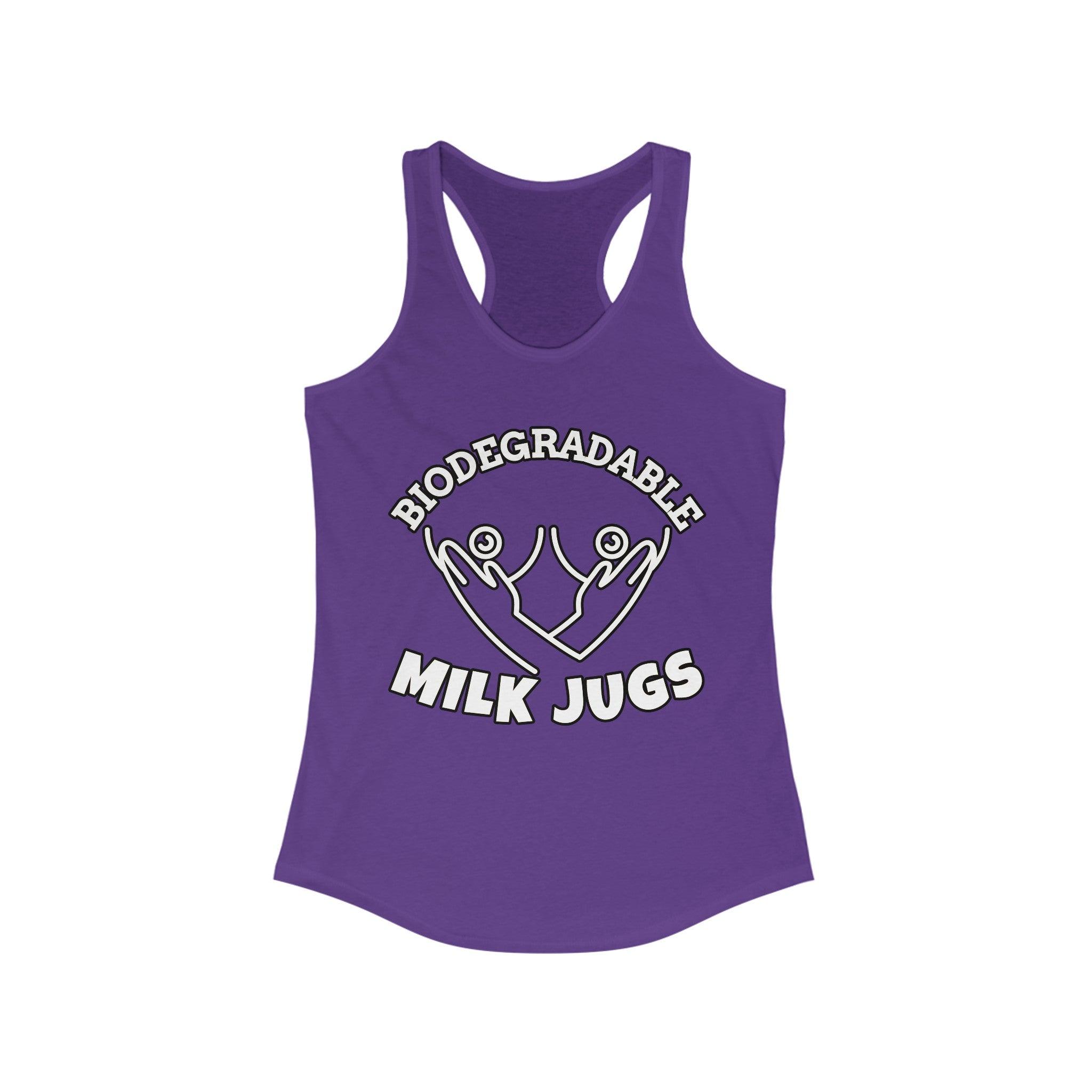 Biodegradable Milk Jugs - Women's Tank Top - Witty Twisters Fashions