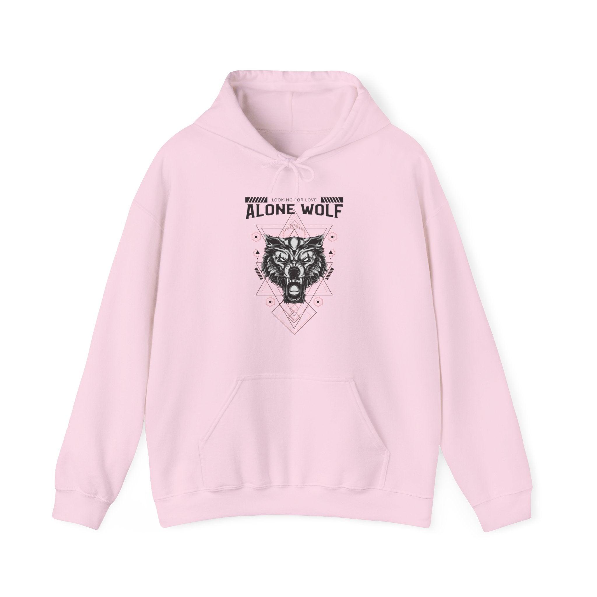 Alone Wolf Looking For Love - Hoodie - Witty Twisters Fashions