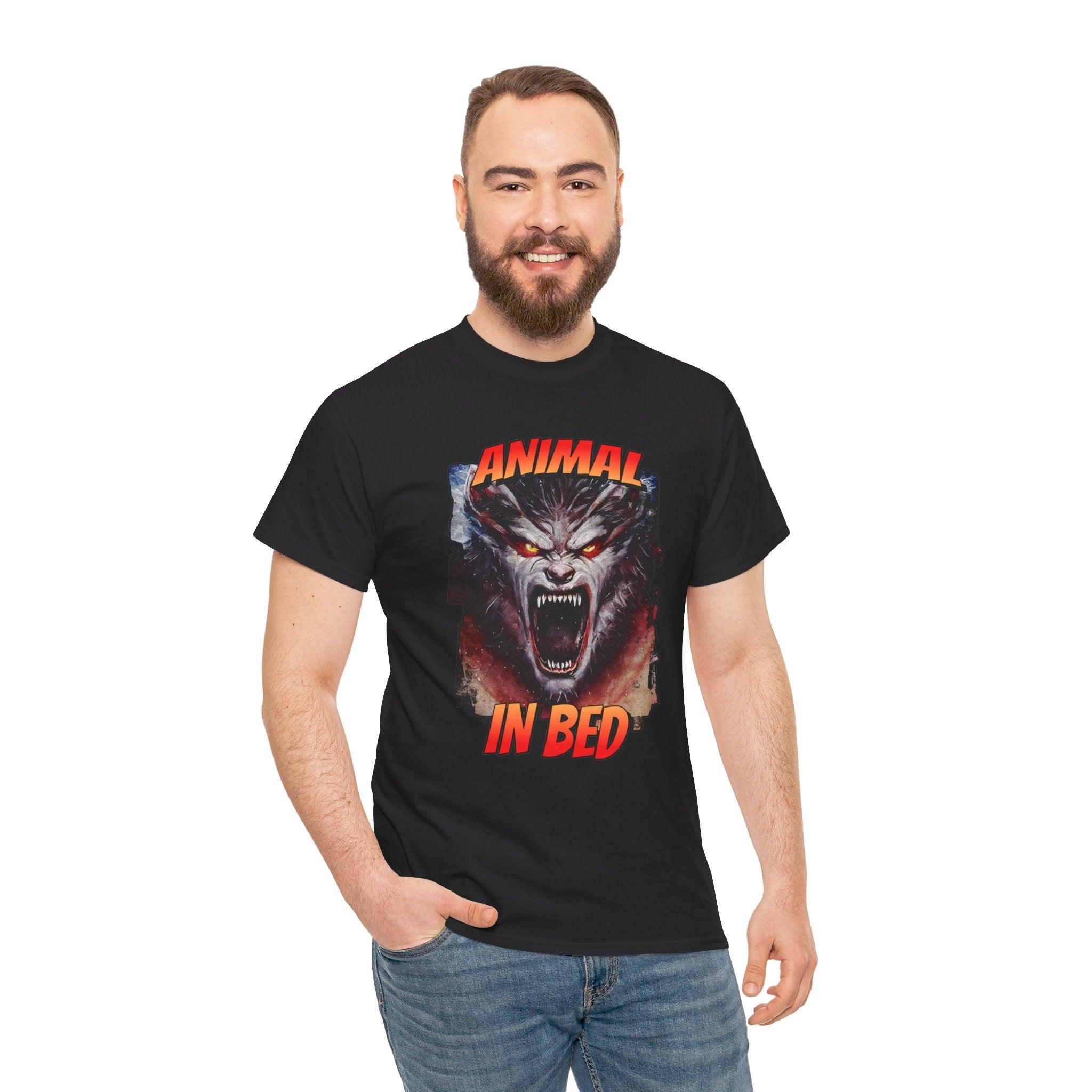 Animal In Bed - T-Shirt - Witty Twisters Fashions