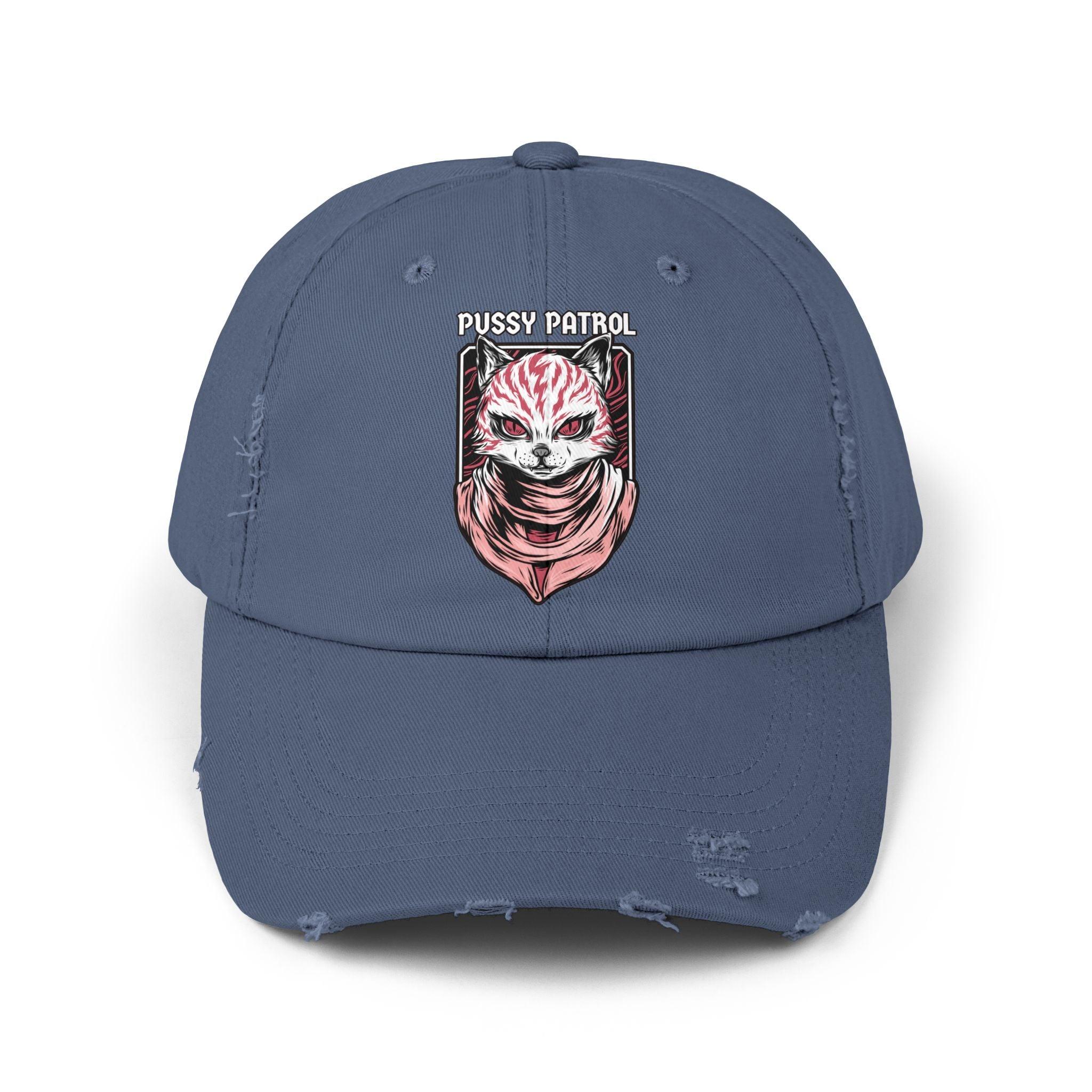 Pussy Patrol - Cotton Twill Distressed Baseball Cap