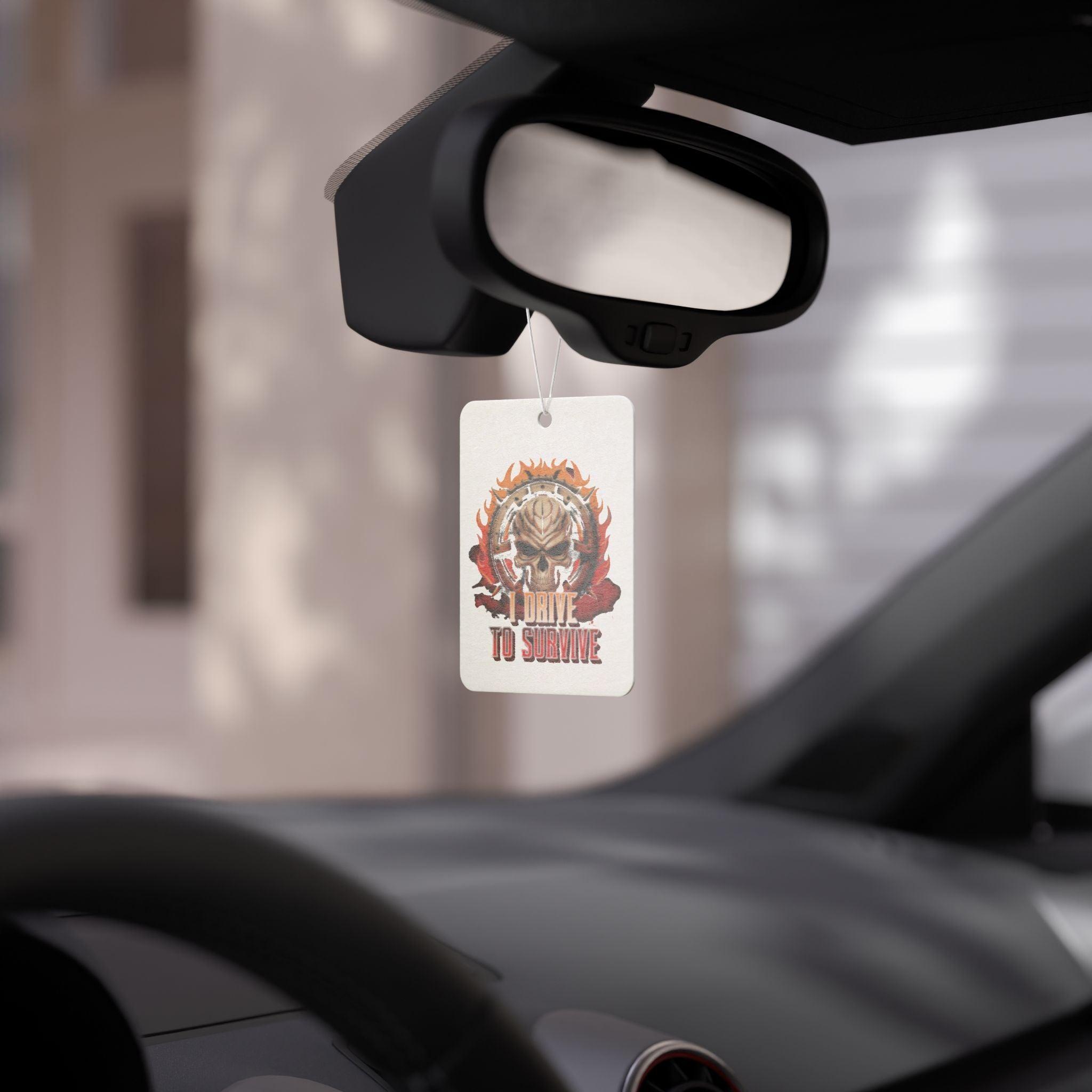 I Drive To Survive - Vehicle Air Freshener - Witty Twisters Fashions