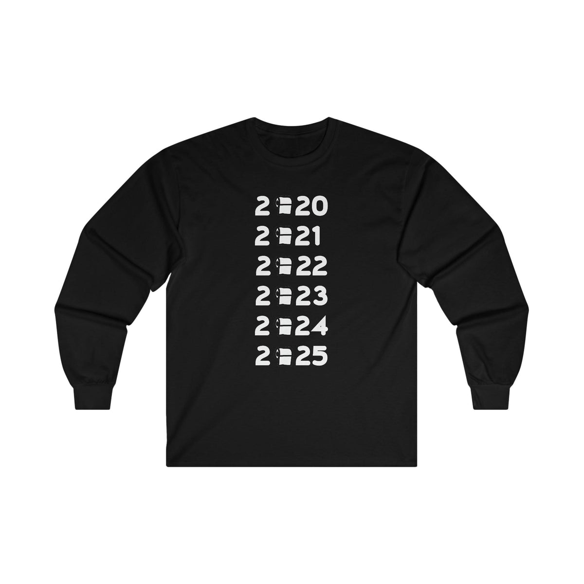 2020 2021 2022 2023 2024 2025 - Long-Sleeve Tee - Witty Twisters Fashions