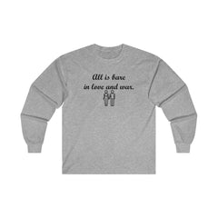 All Is Bare In Love And War - Long-Sleeve Tee - Witty Twisters Fashions