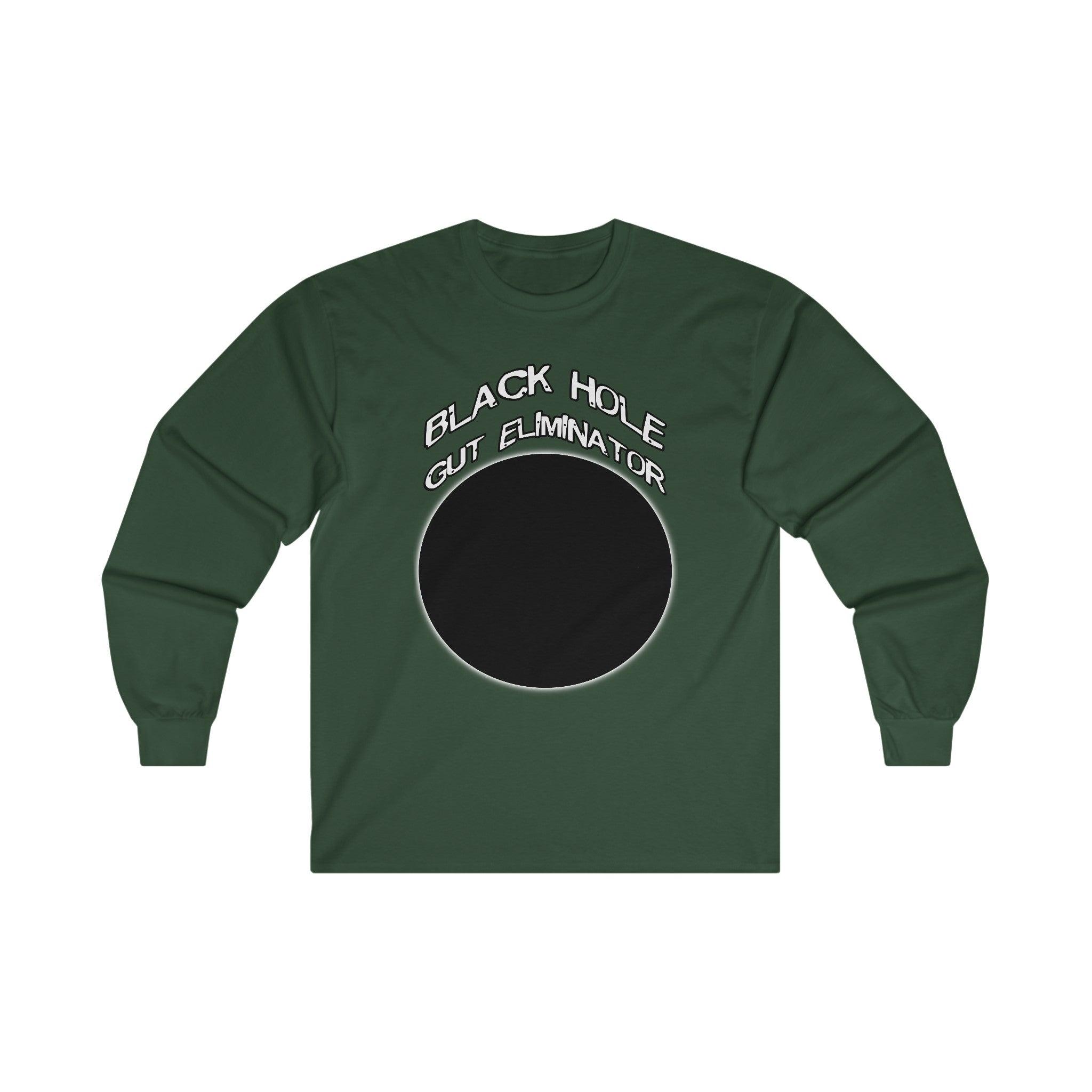 Black Hole Gut Eliminator - Long-Sleeve Tee - Witty Twisters Fashions