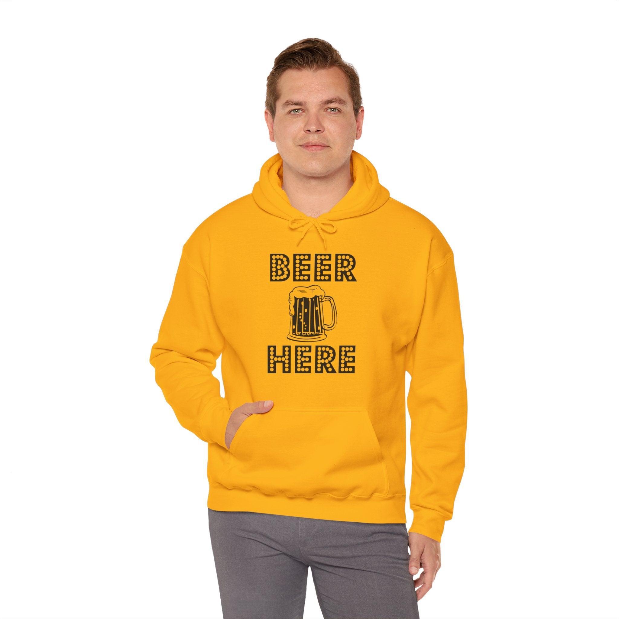 Beer Here - Hoodie - Witty Twisters Fashions