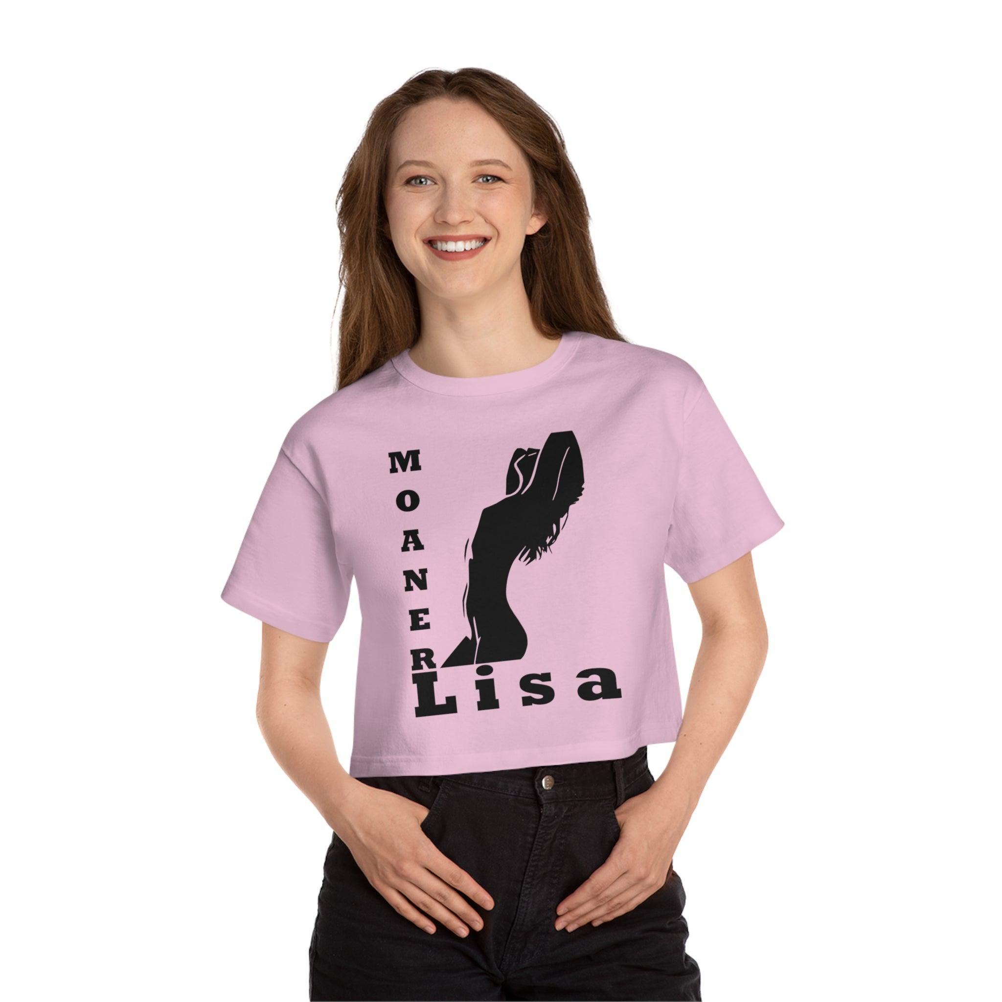 Moaner Lisa - Women's Crop Top - Witty Twisters Fashions