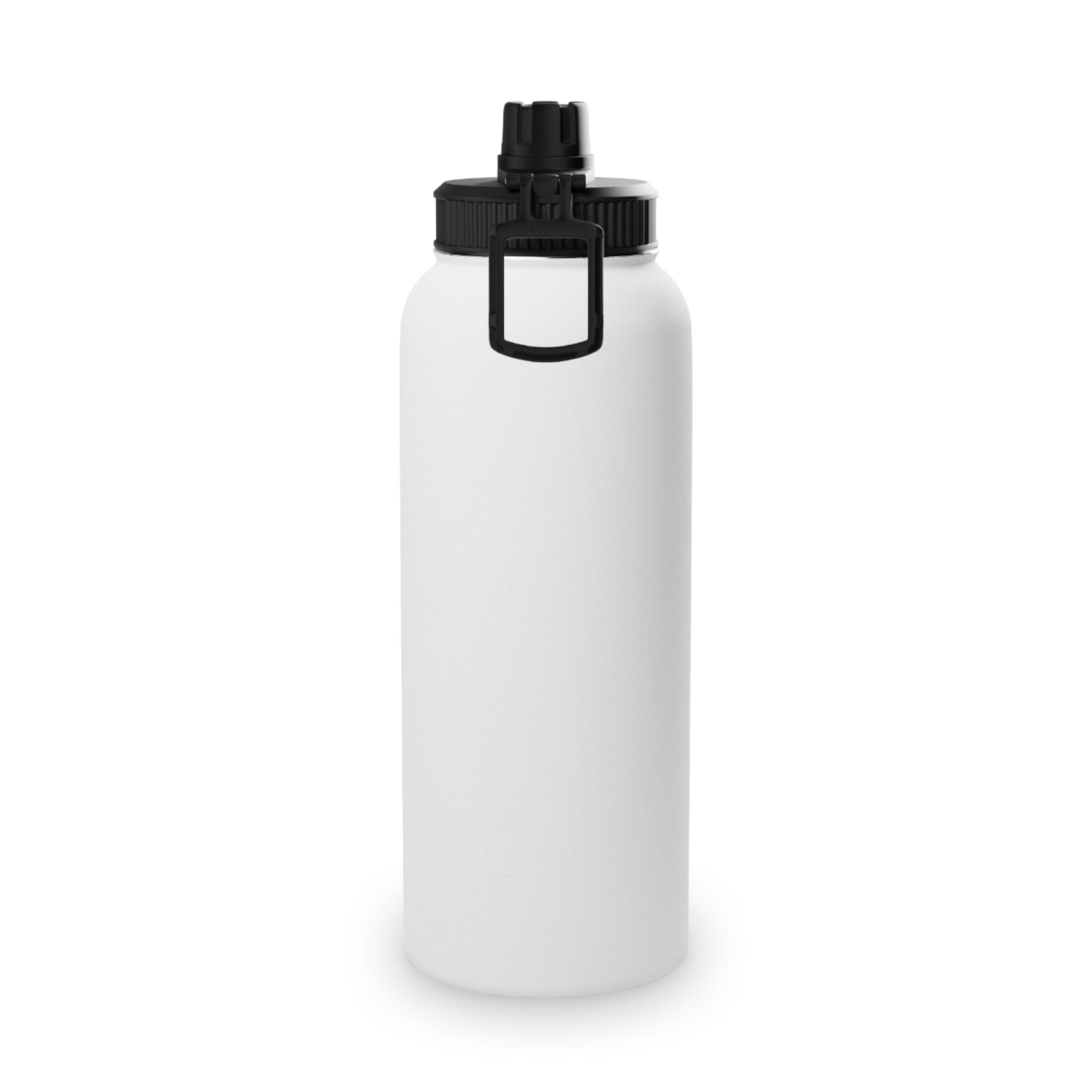 Over The Hill Mountain Biker - Stainless Steel Water Bottle with Sports Lid