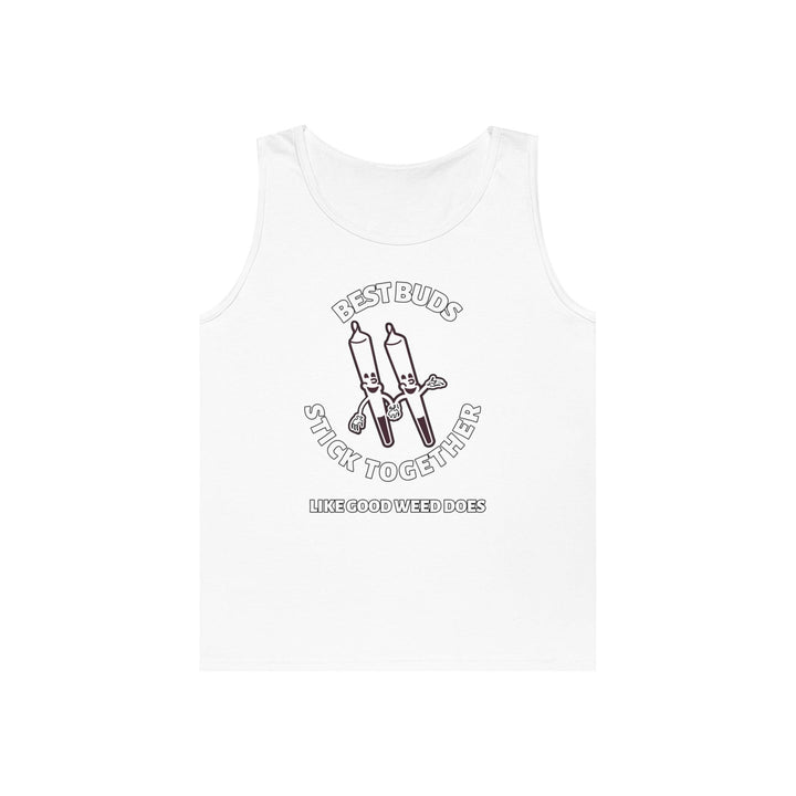 Best Buds Stick Together Like Good Weed Does - Tank Top - Witty Twisters Fashions