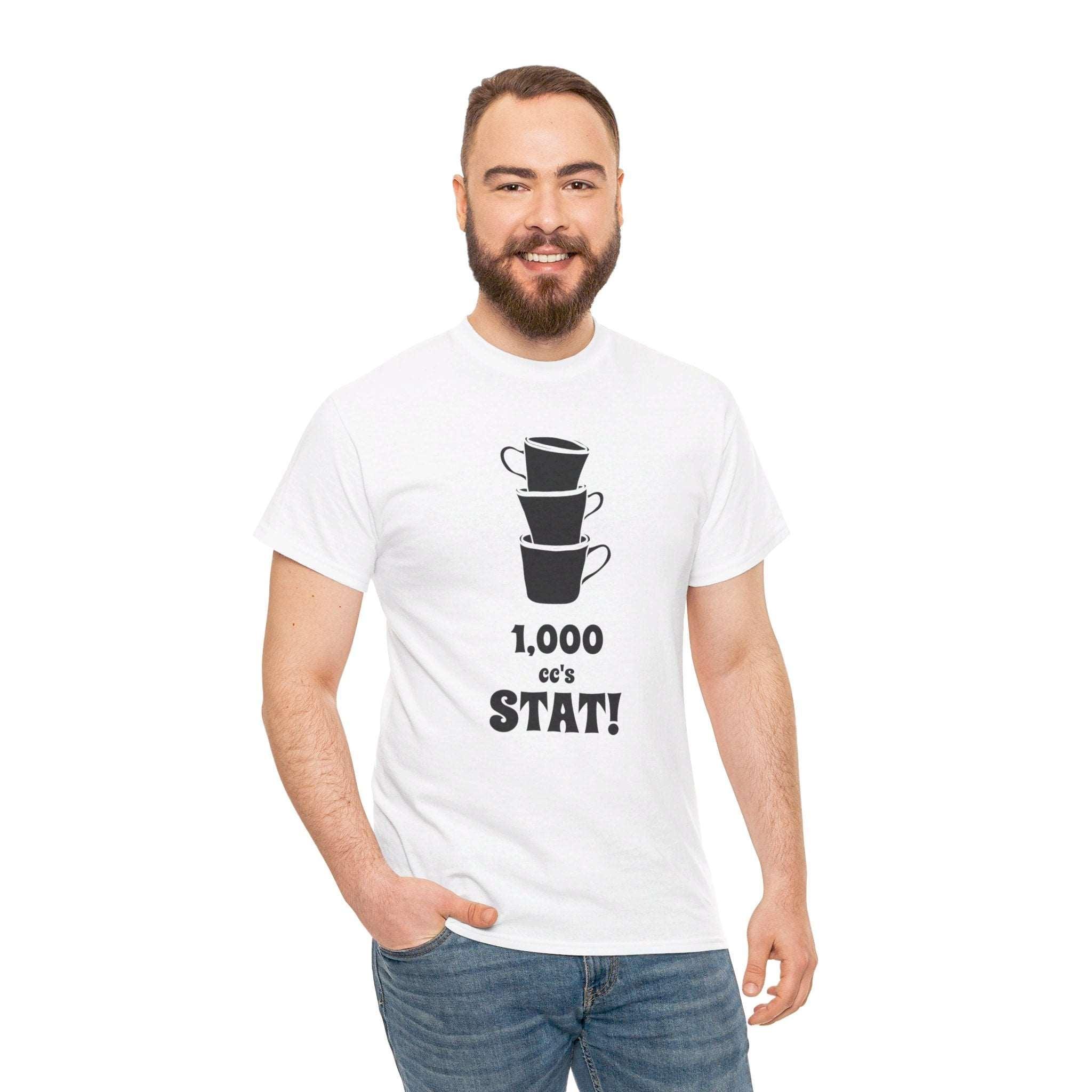 1,000 cc's Stat! - T-Shirt - Witty Twisters Fashions