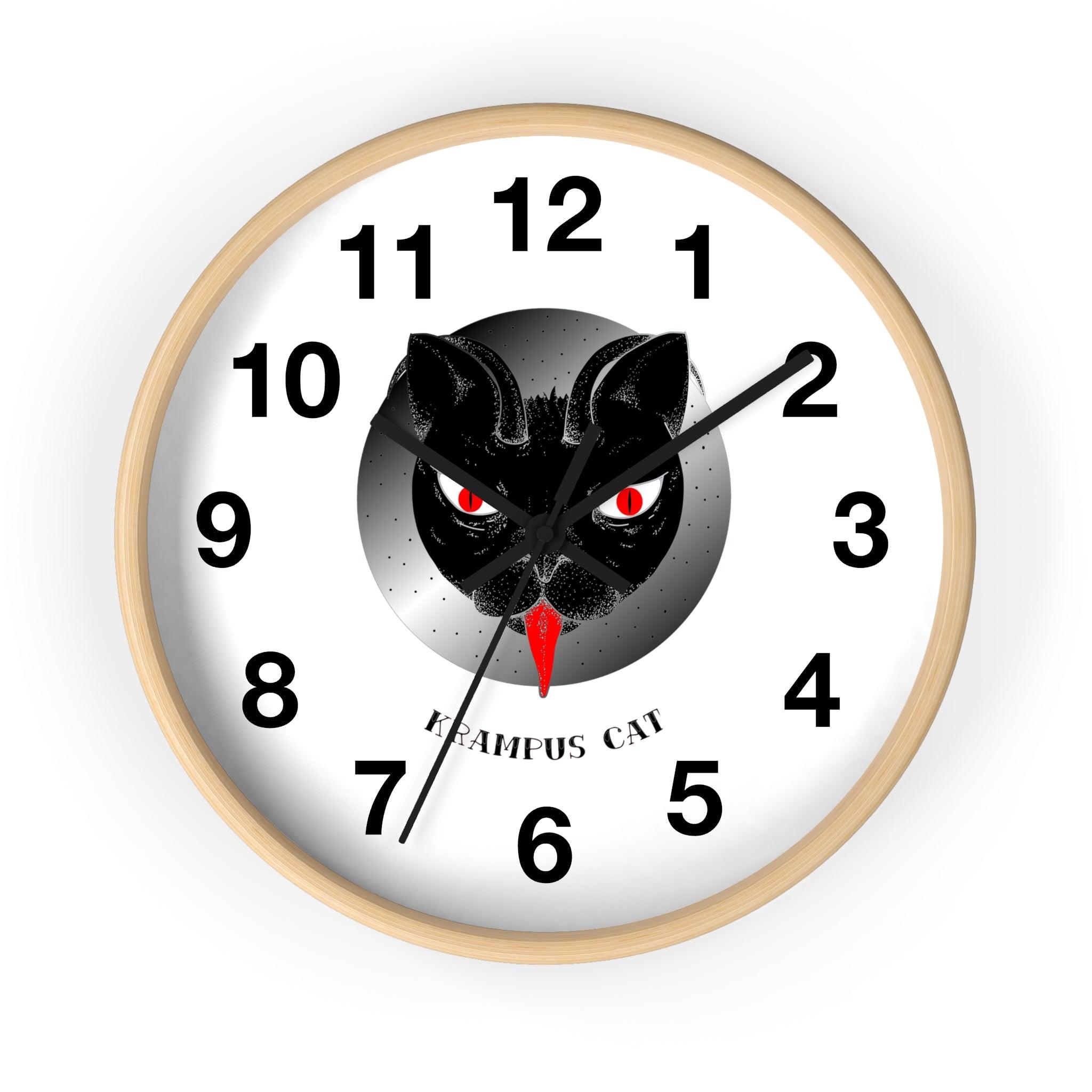 Krampus Cat - Wall Clock