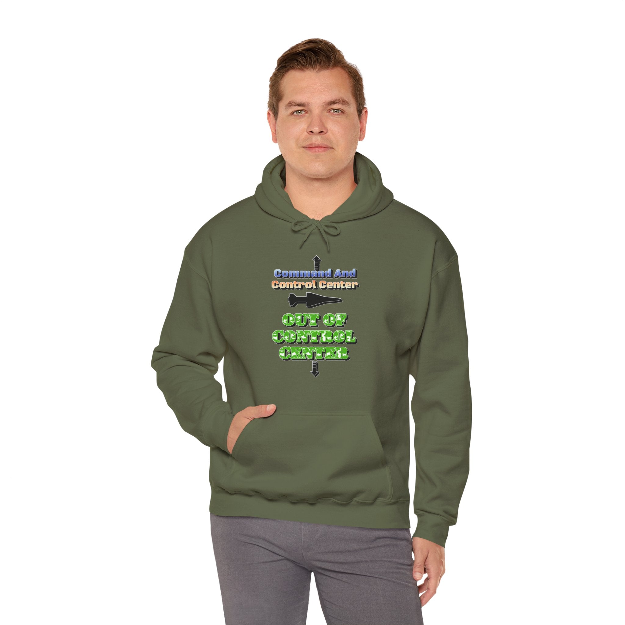 Command And Control Center Out Of Control Center - Hoodie