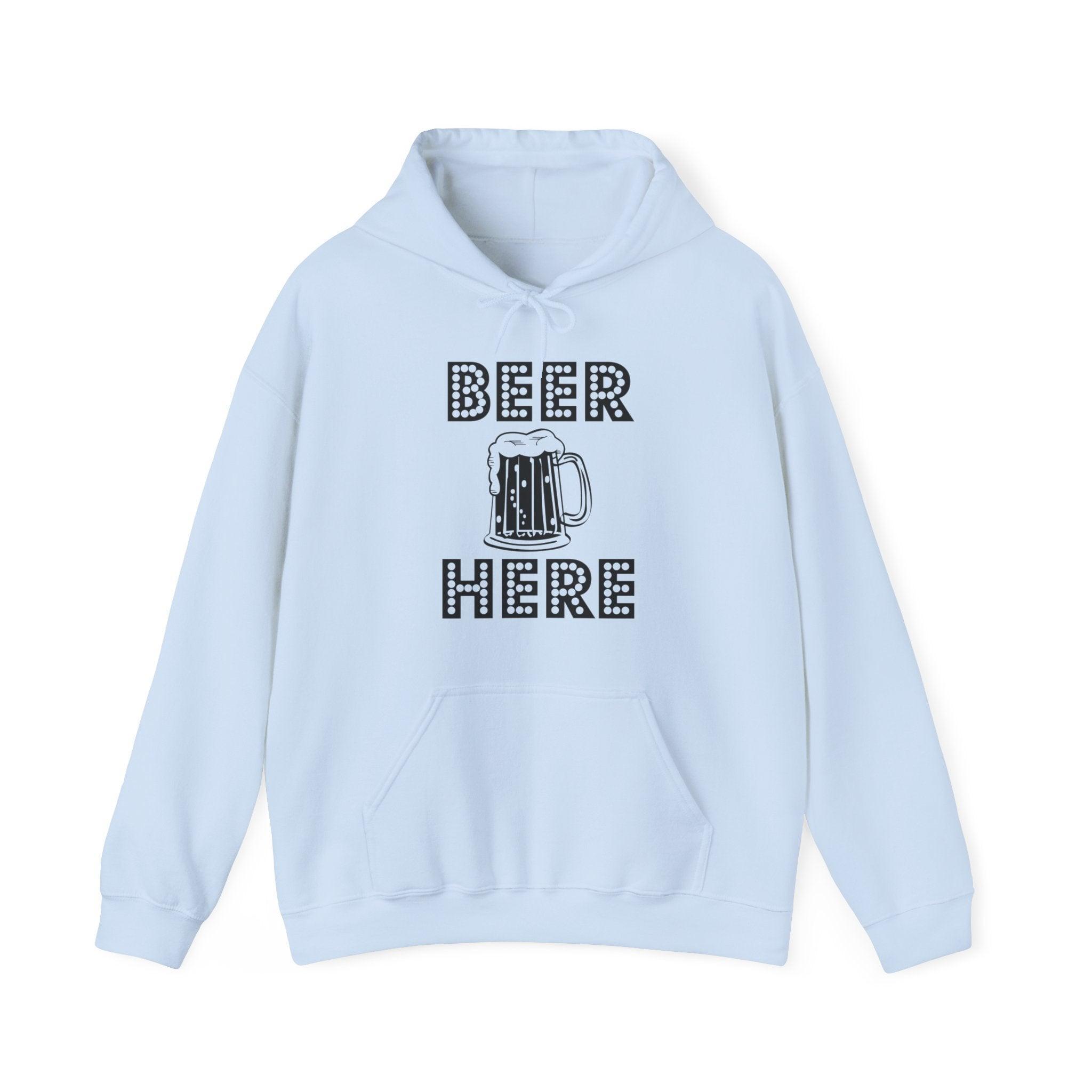 Beer Here - Hoodie - Witty Twisters Fashions