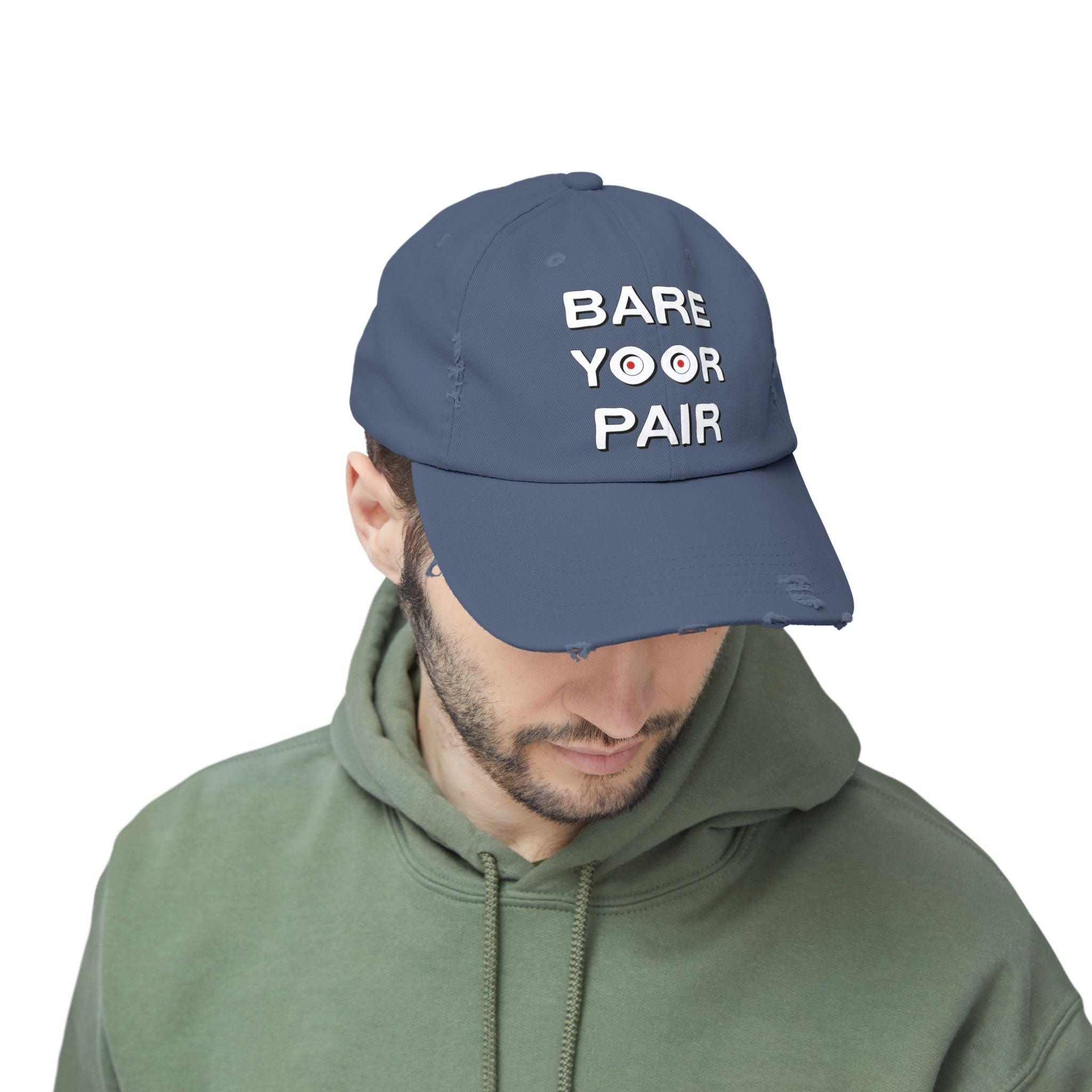 Bare Yoor Pair - Cotton Twill Distressed Baseball Cap