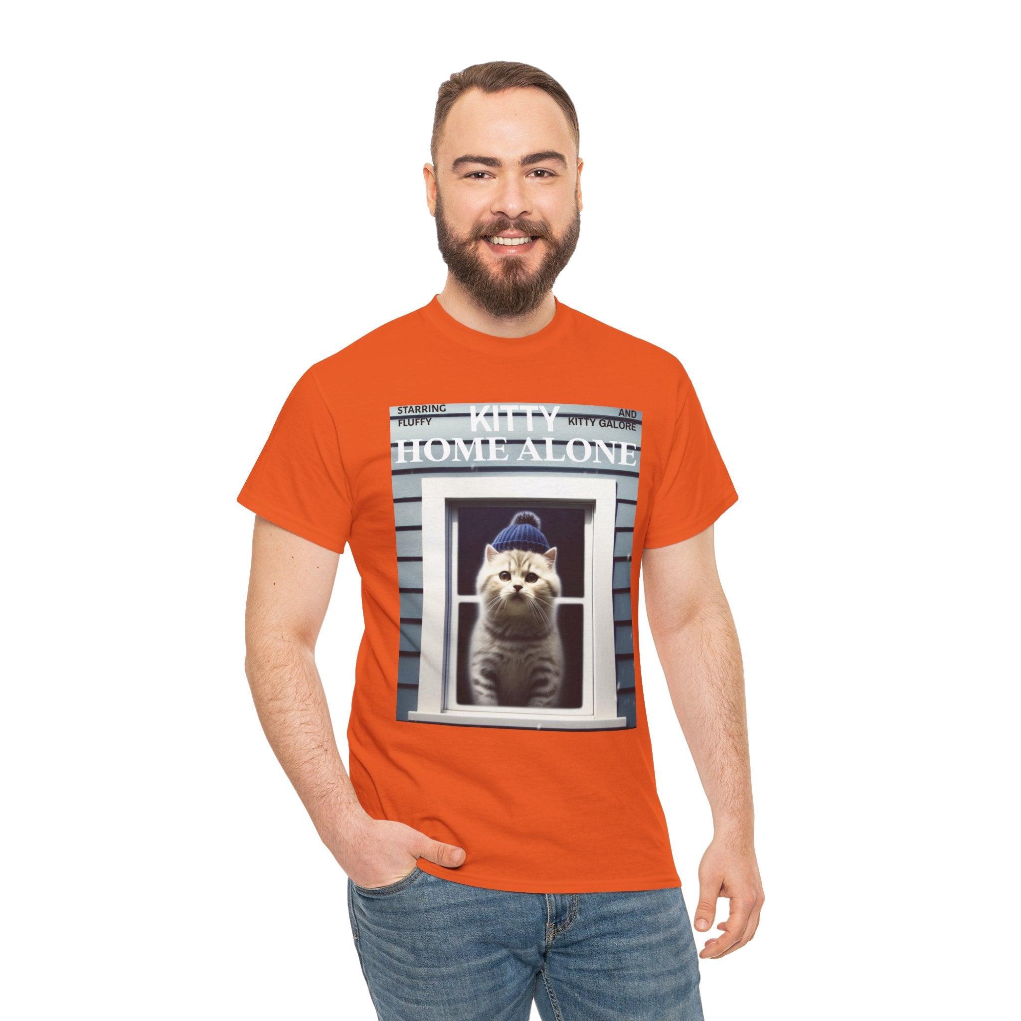 Kitty Home Alone - T-Shirt - Witty Twisters Fashions