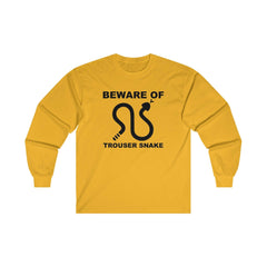 Beware Of Trouser Snake - Long-Sleeve Tee - Witty Twisters Fashions