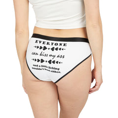 My pussy takes a lickin' and Everyone can kiss my ass - Women's Panties Underwear - Witty Twisters Fashions