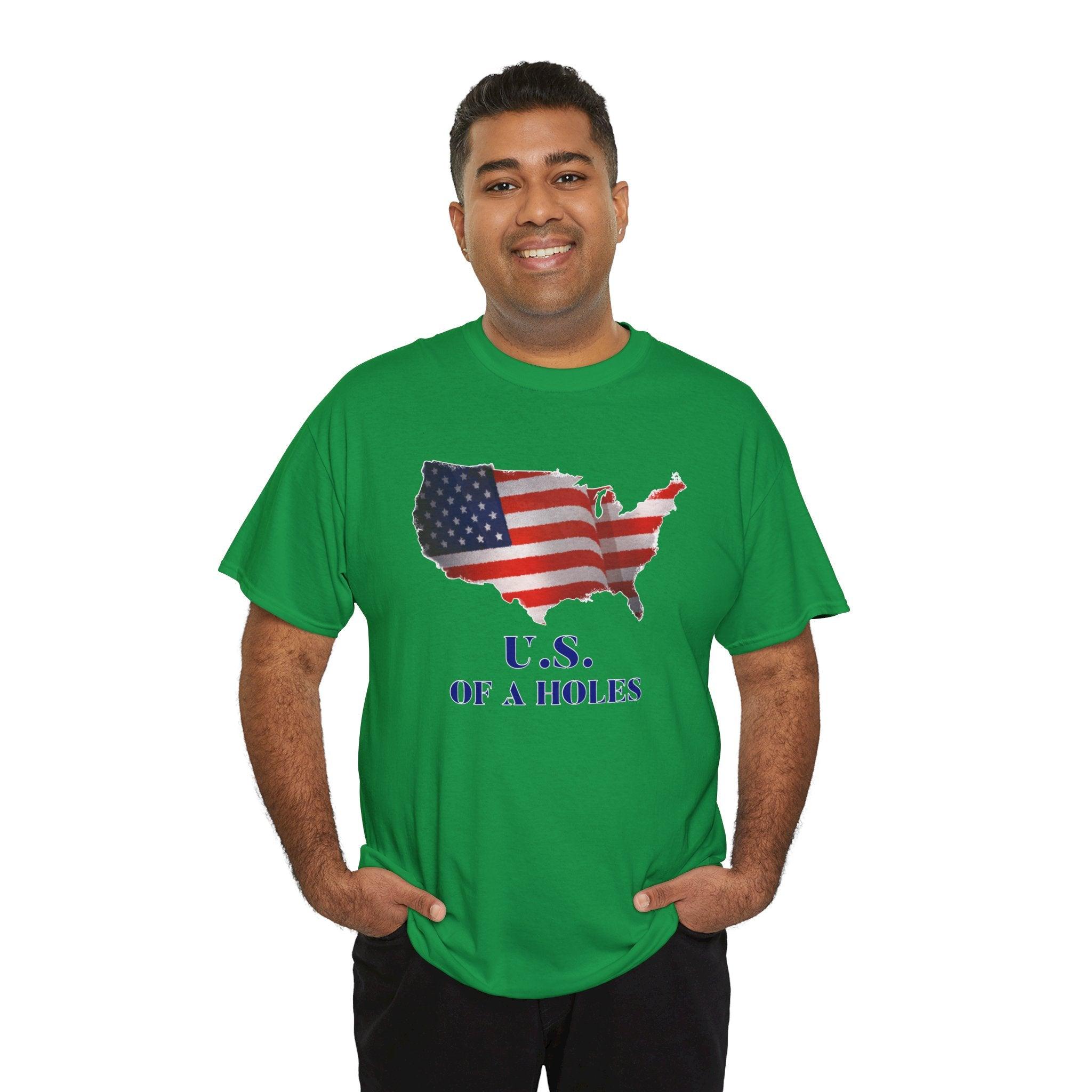 US of A holes - T-Shirt - Witty Twisters Fashions