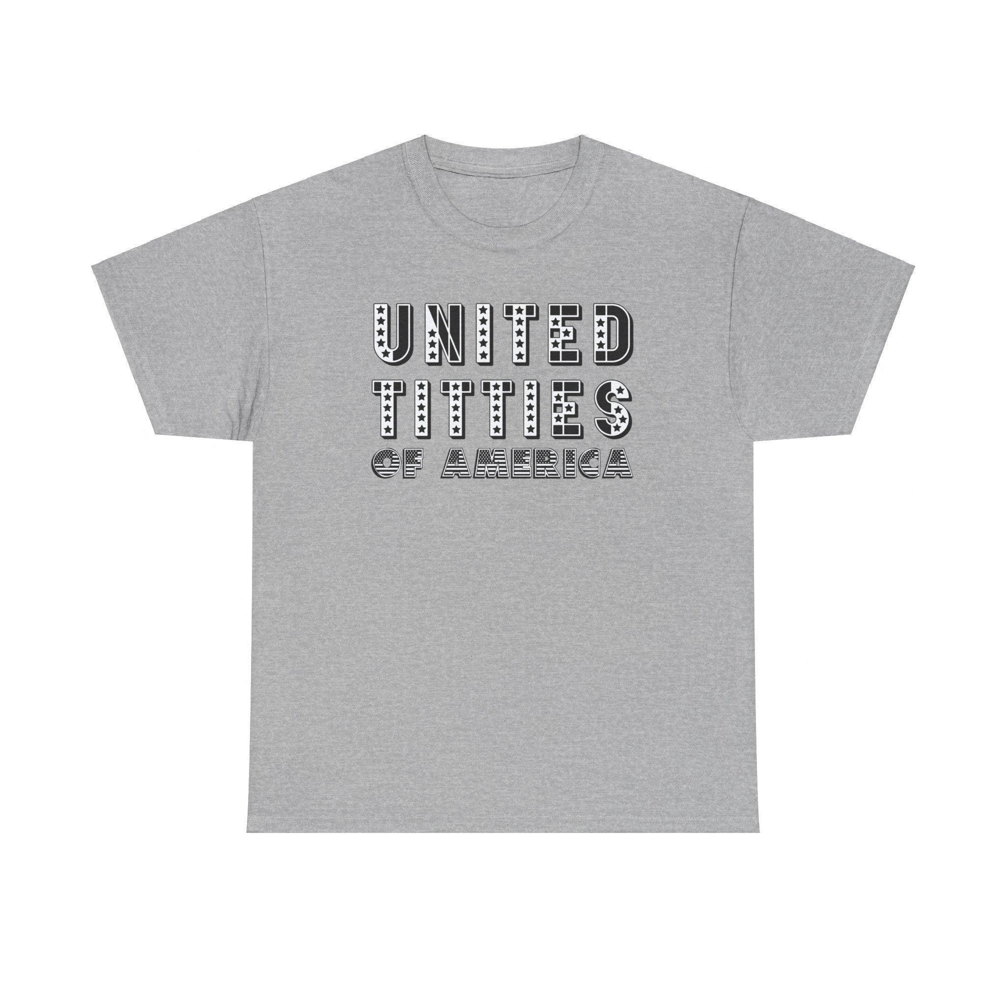 United Titties Of America - T-Shirt - Witty Twisters Fashions