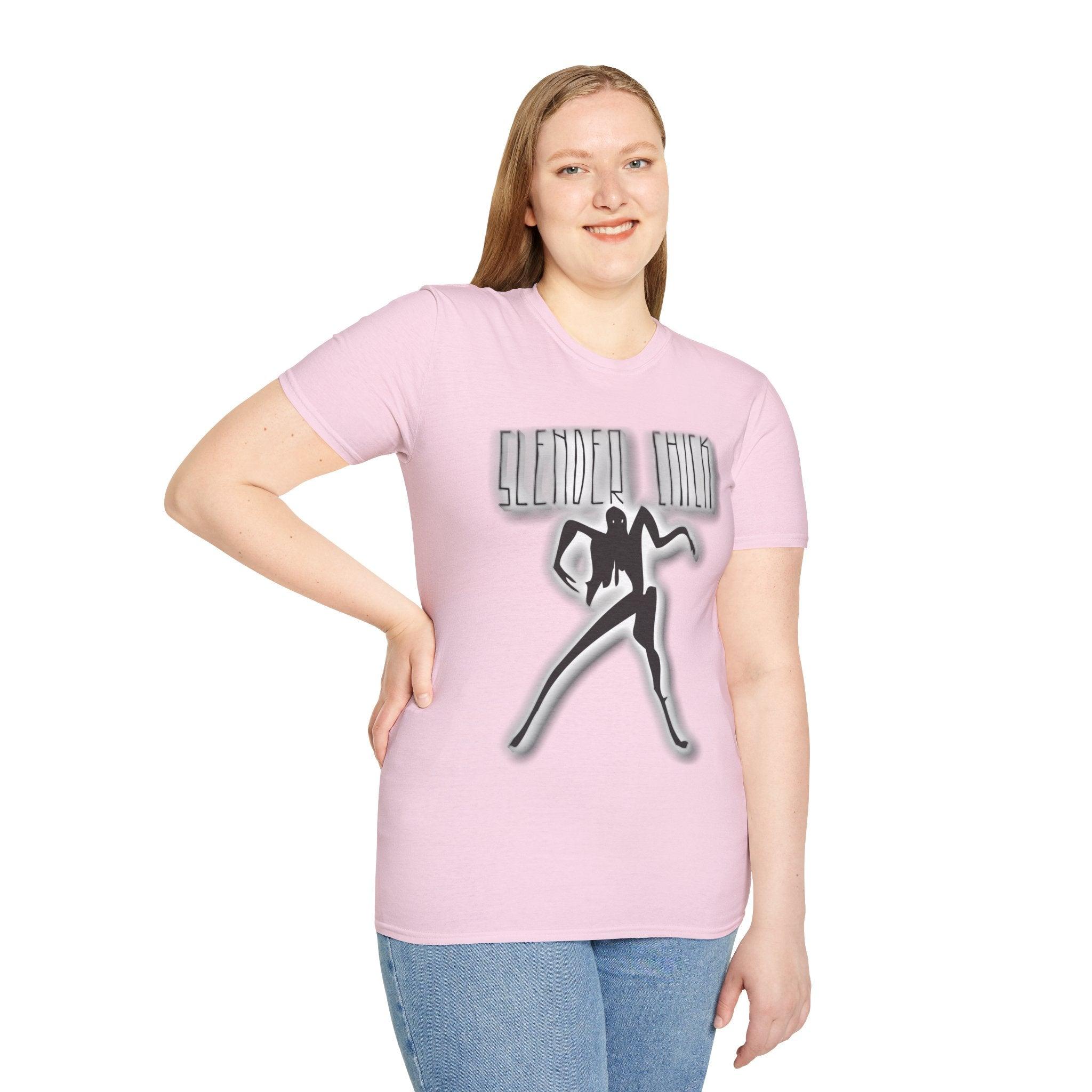 Slender Chick - Softstyle T-Shirt - Witty Twisters Fashions