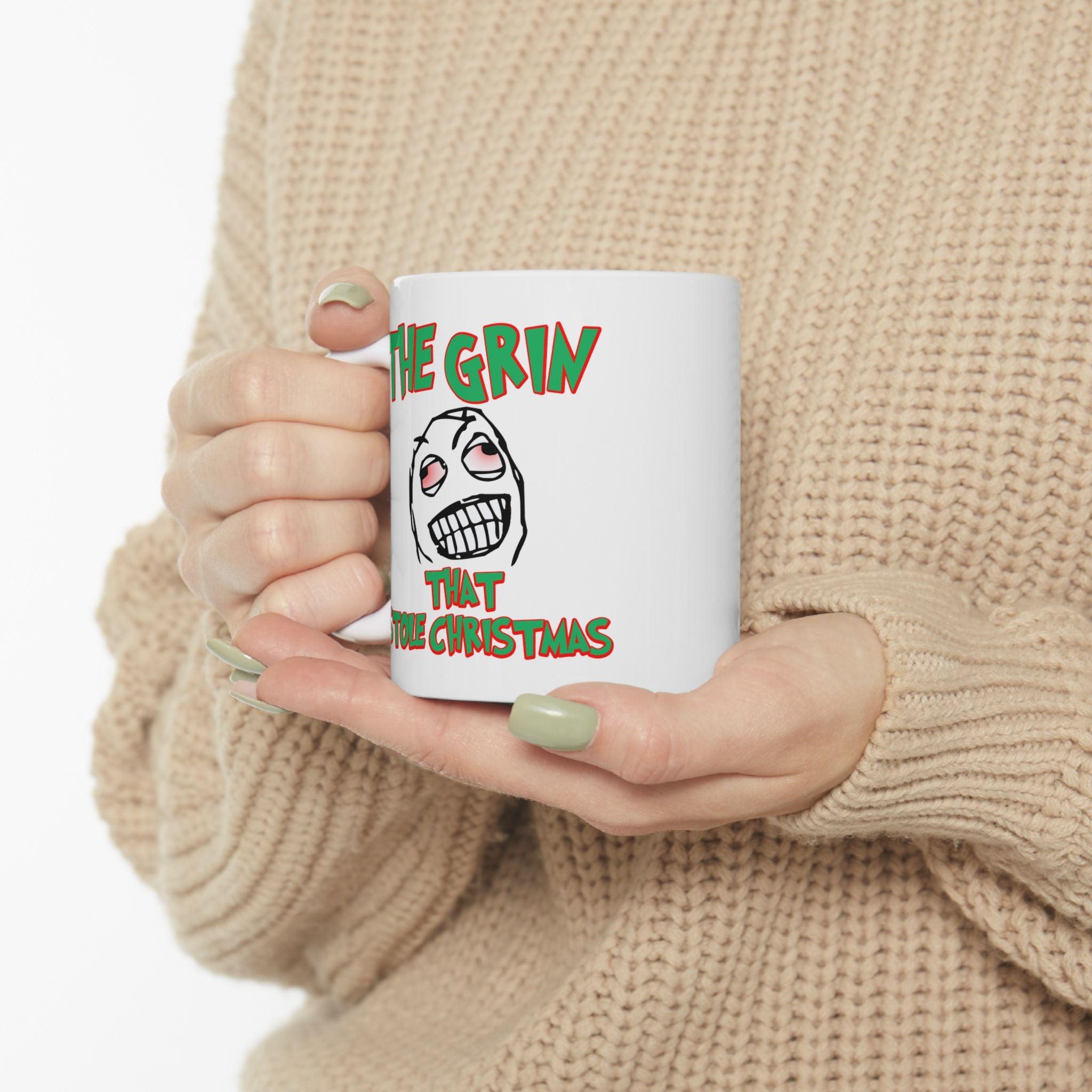 The Grin That Stole Christmas - Ceramic Coffee Mug 11oz, 15oz