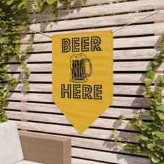 Beer Here - Pennant Banner - Witty Twisters Fashions