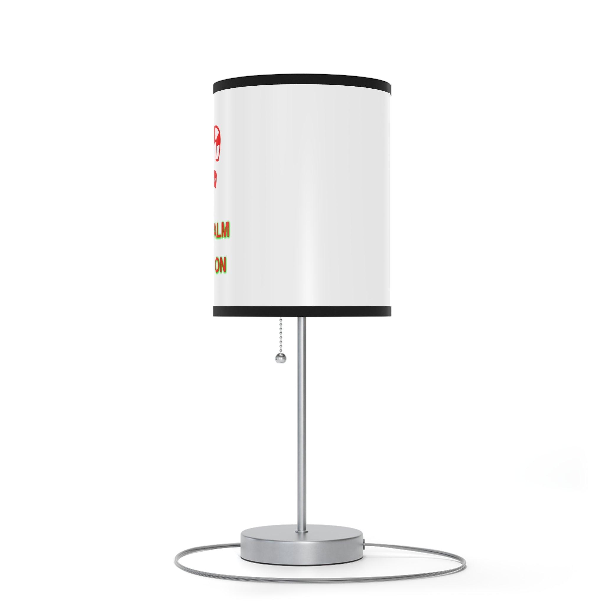 Keep Calm and Merry On - Lamp on a Stand