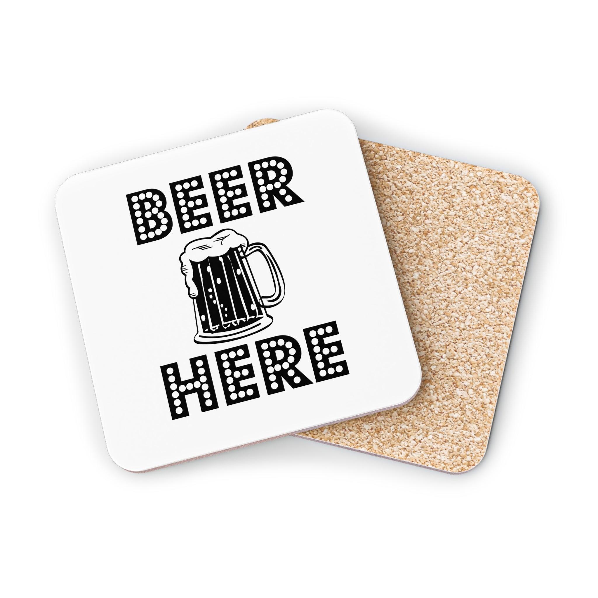 Beer Here - Drink Coasters - Witty Twisters Fashions