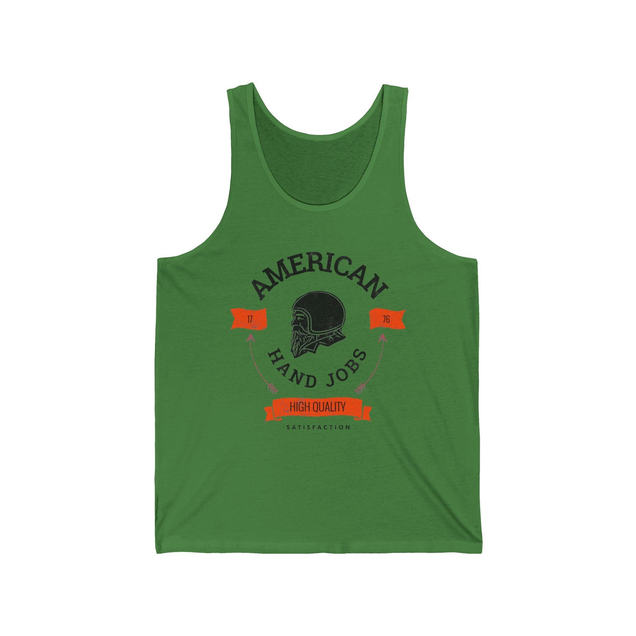 American Hand Jobs High Quality Satisfaction - Tank Top - Witty Twisters Fashions