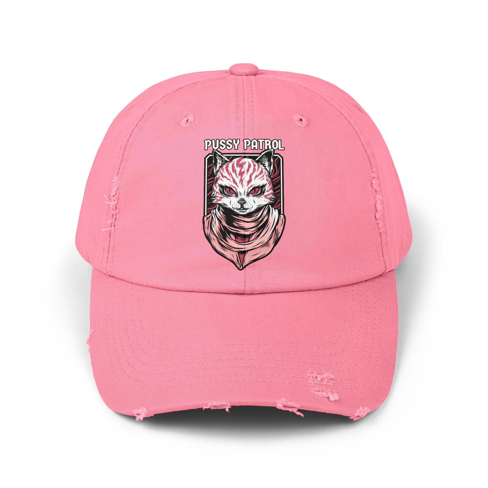 Pussy Patrol - Cotton Twill Distressed Baseball Cap