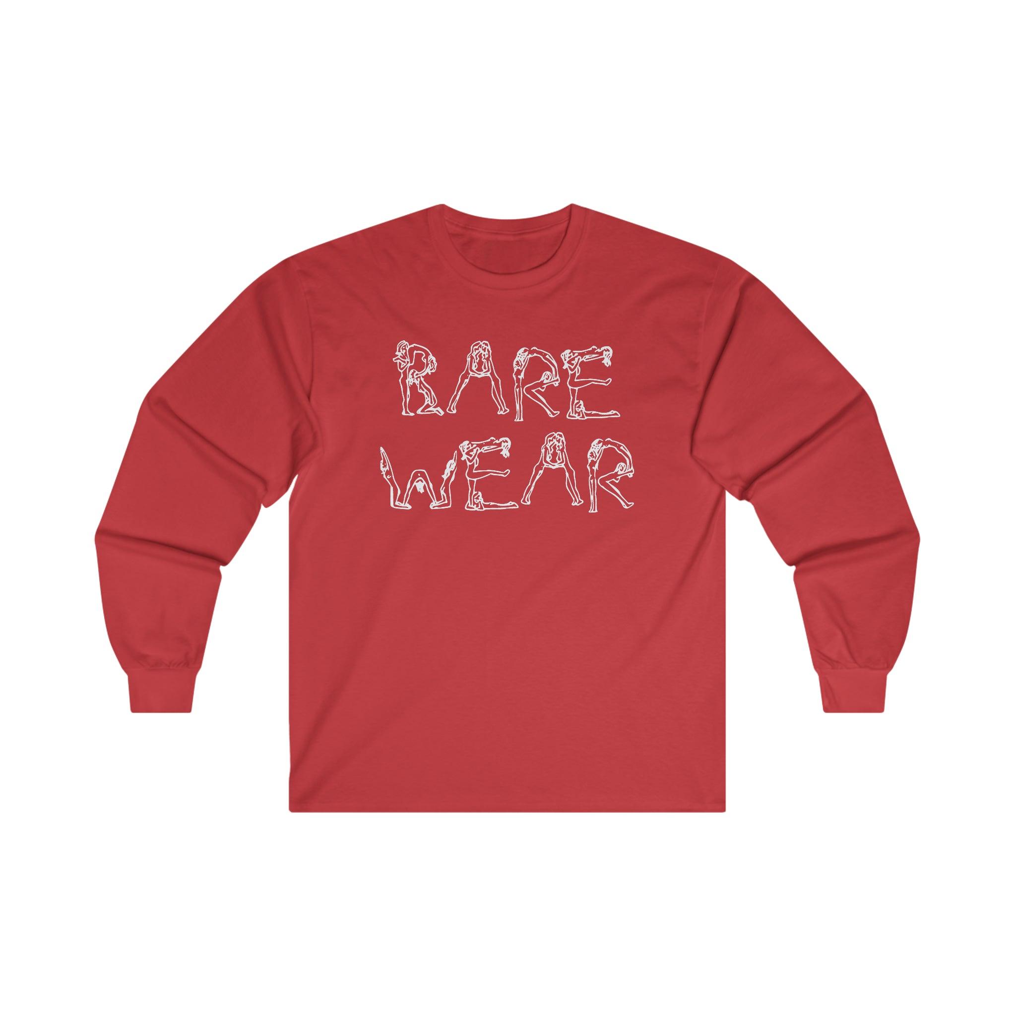 Bare Wear Letters Are Nude Women - Long-Sleeve Tee - Witty Twisters Fashions