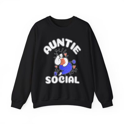 Auntie Social - Sweatshirt - Witty Twisters T-Shirts