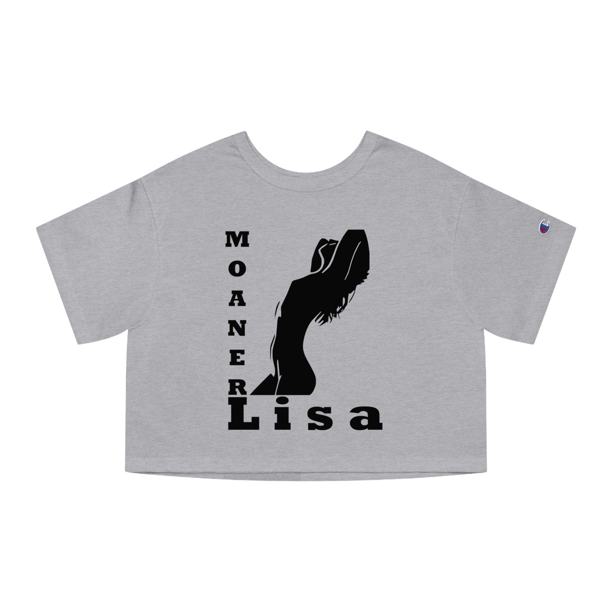 Moaner Lisa - Women's Crop Top - Witty Twisters Fashions