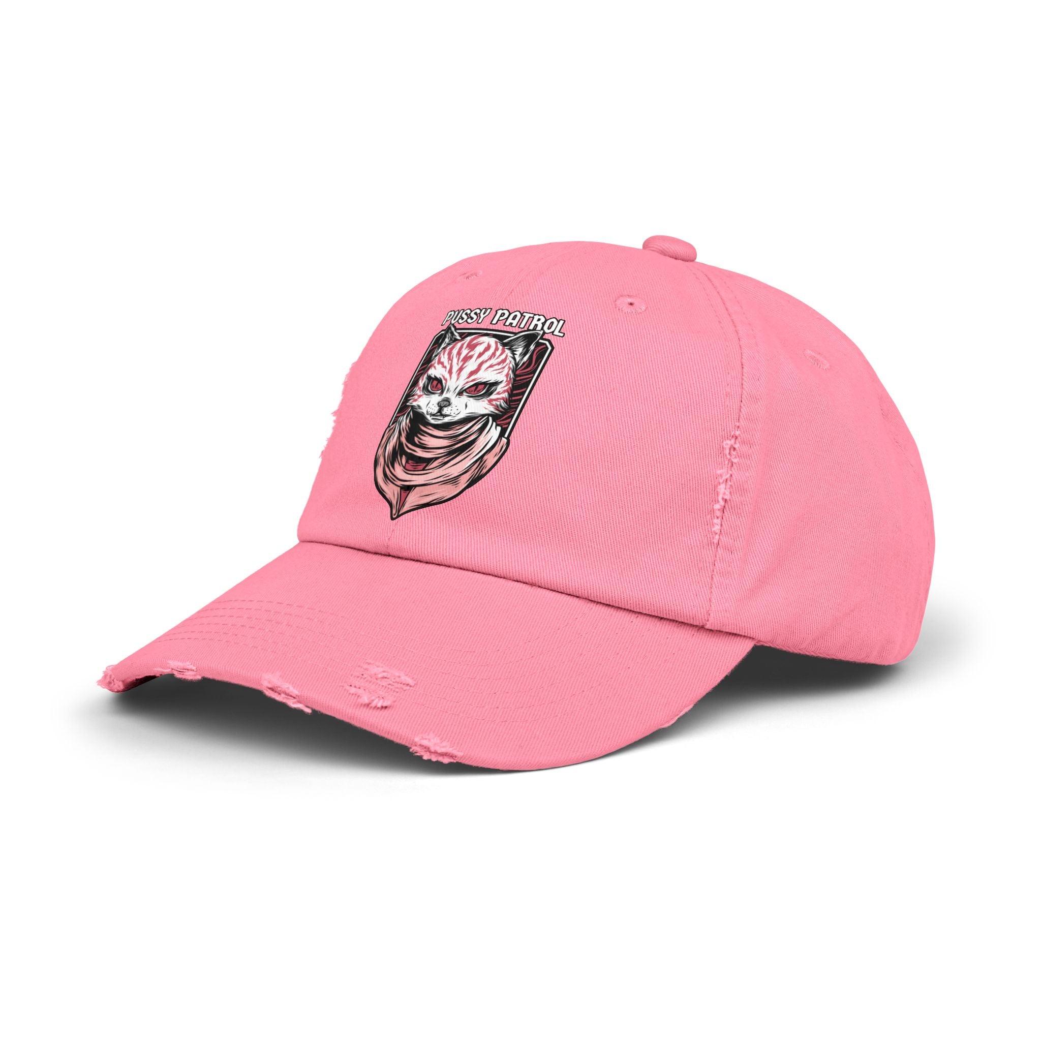 Pussy Patrol - Cotton Twill Distressed Baseball Cap